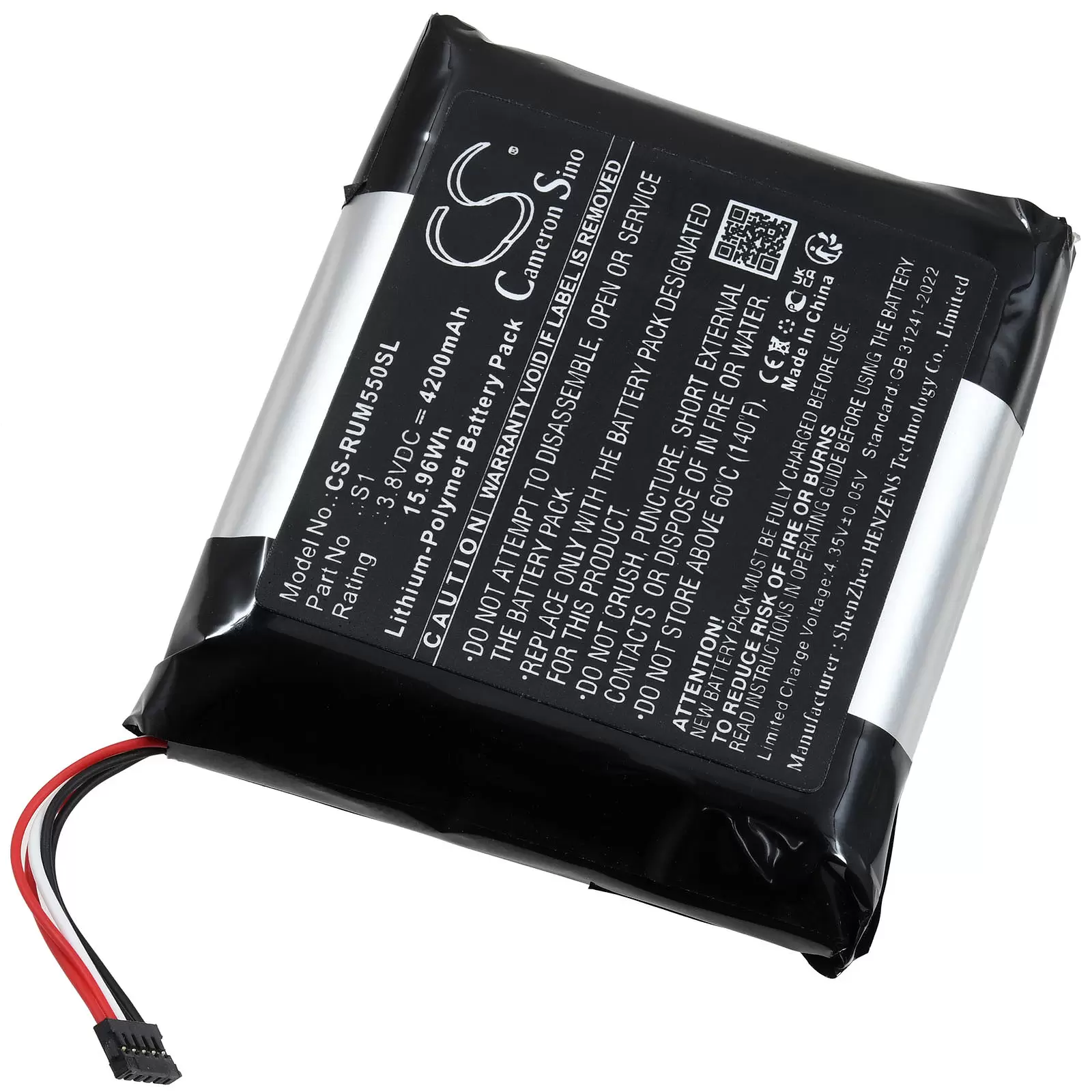 Akku passend für Video-Türklingel Ring Doorbell 2. Generation Typ S1