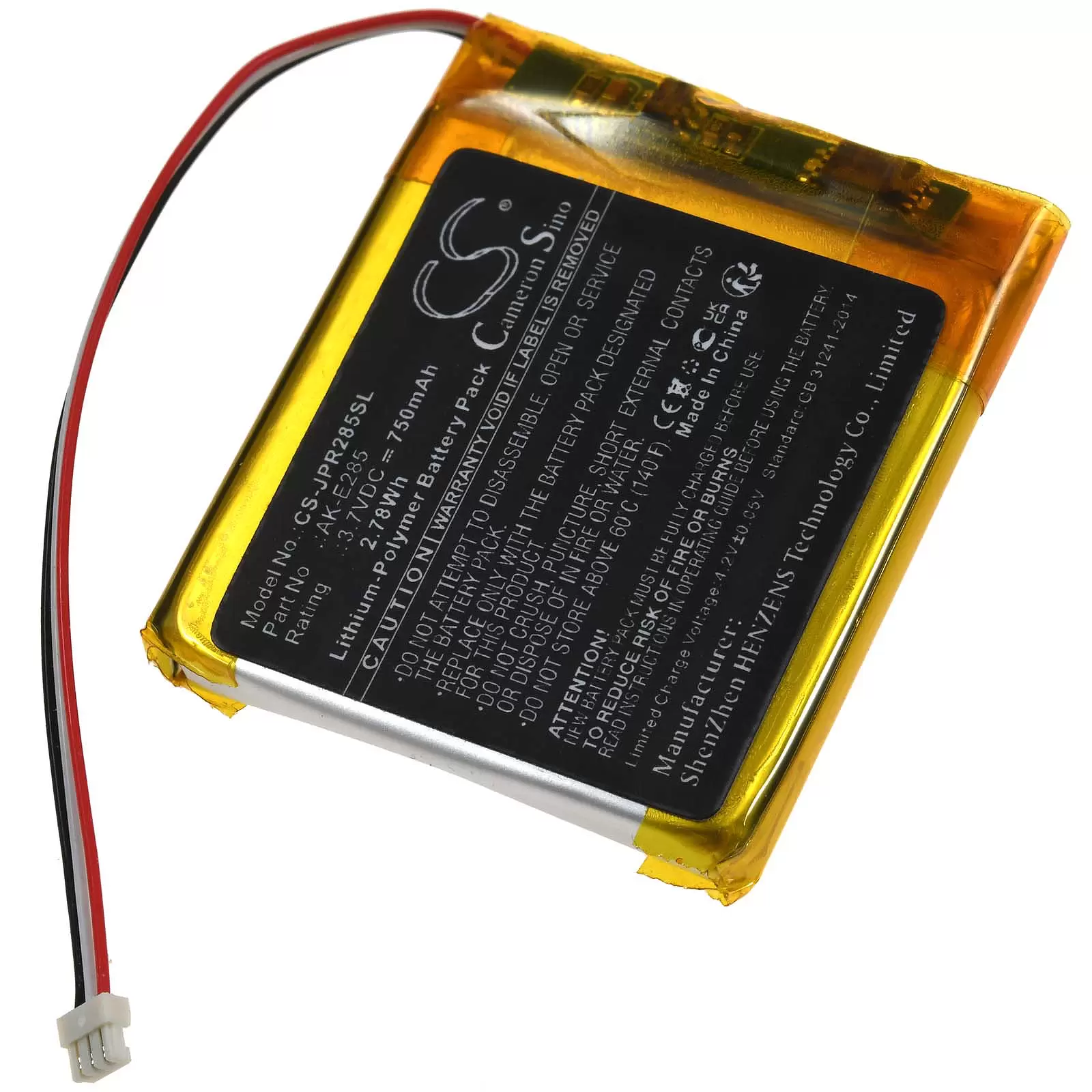 Akku passend für Wireless Bluetooth Headset Kopfhörer Jabra Elite 85H Evolve 2 85 Typ AK-E285 Akku passend für Wireless Bluetooth Headset Kopfhörer Jabra Elite 85H Evolve 2 85 Typ AK-E285