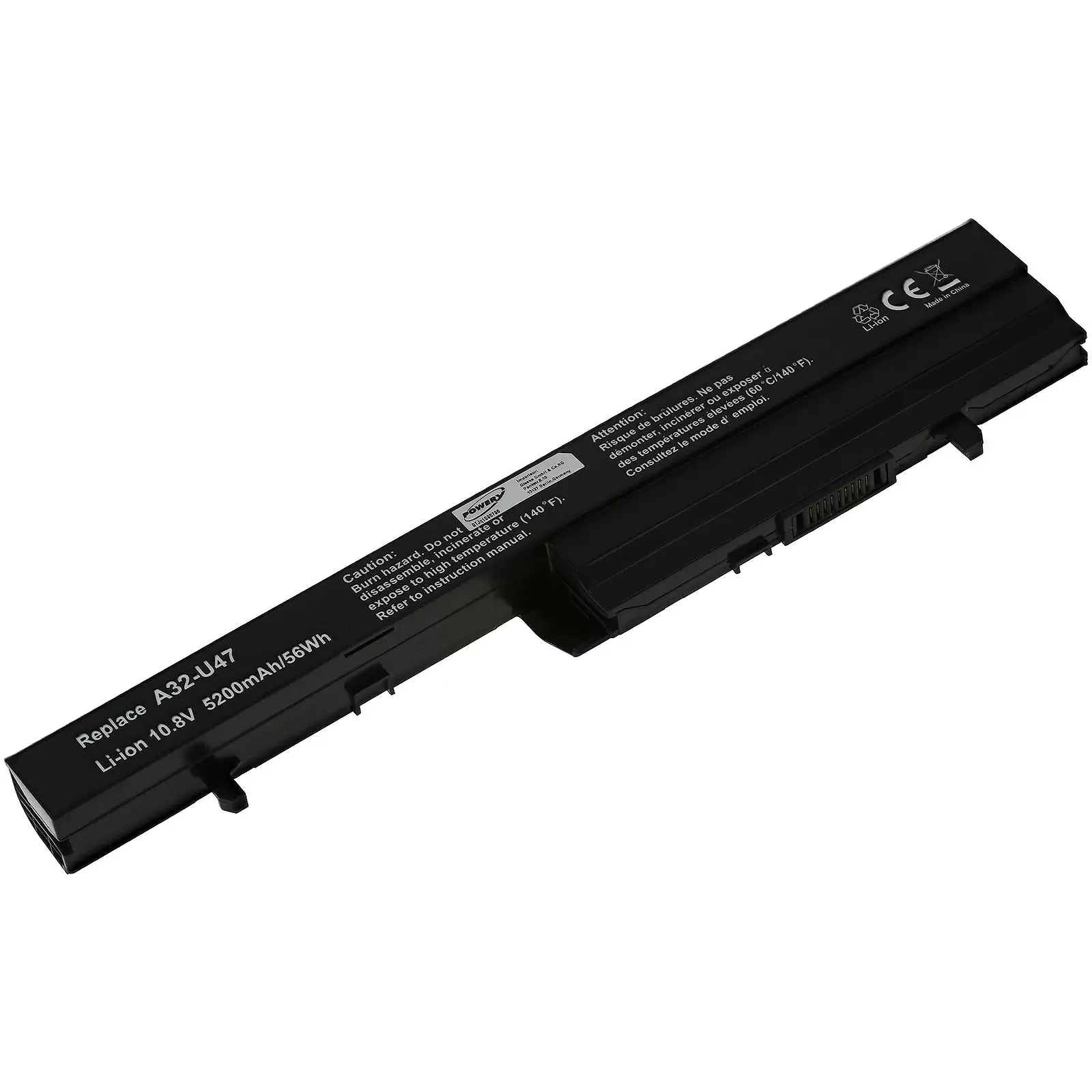 Akku passend für Laptop Asus Q400 / R 404 / U47A / Typ A32-U47 u.a. Akku passend für Laptop Asus Q400 / R 404 / U47A / Typ A32-U47 u.a.