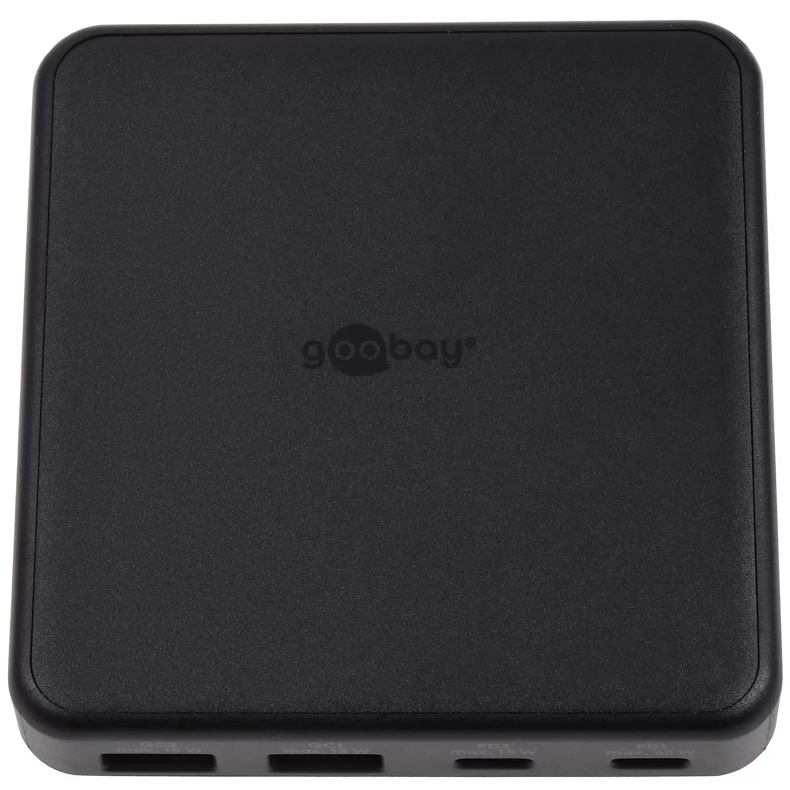 USB Hub Multiport 4-fach GaN Tischladegerät 65 W schwarz
