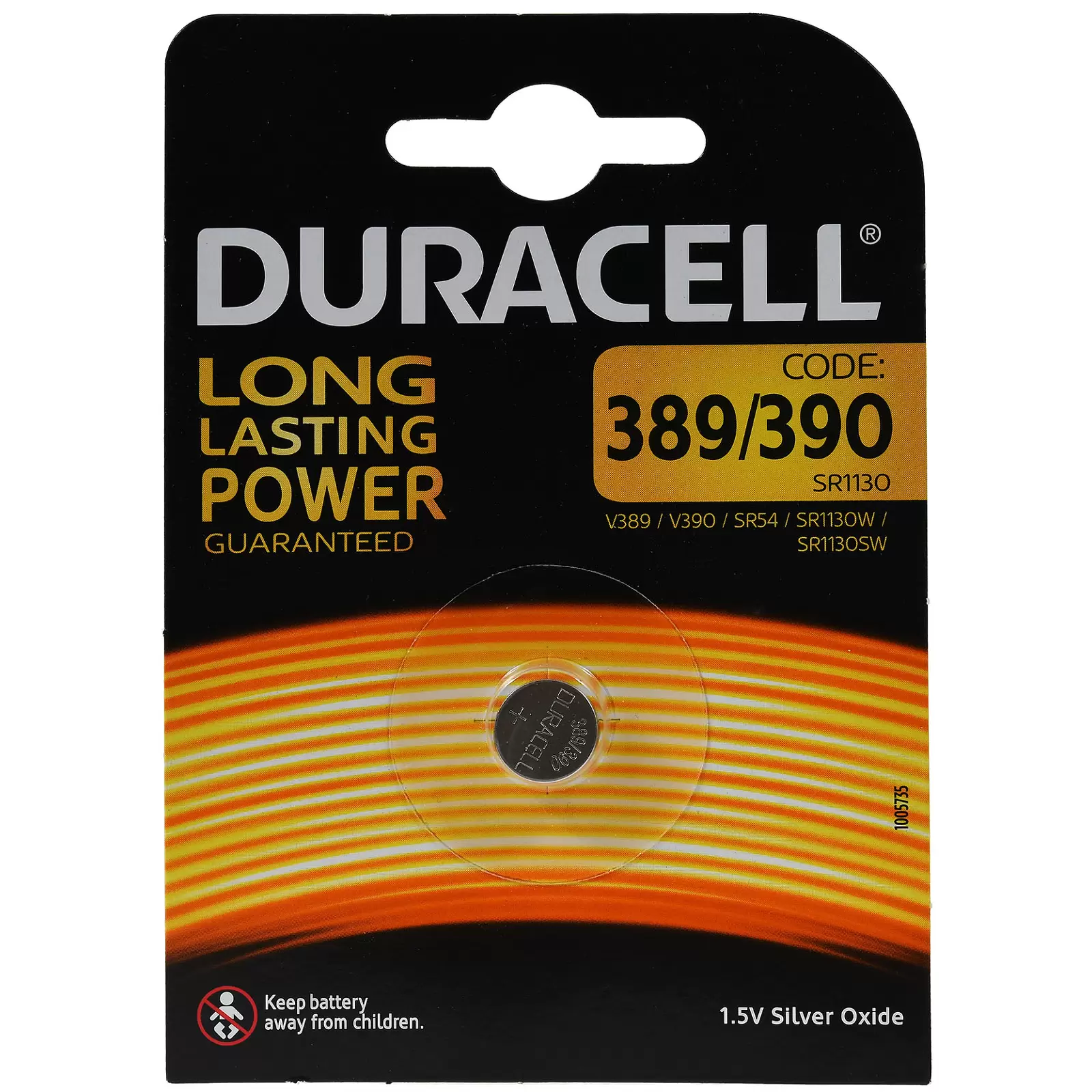 Duracell Knopfzelle SR54/ SR1130W/ Typ 389 390 1er Blister Duracell Knopfzelle SR54/ SR1130W/ Typ 389 390 1er Blister