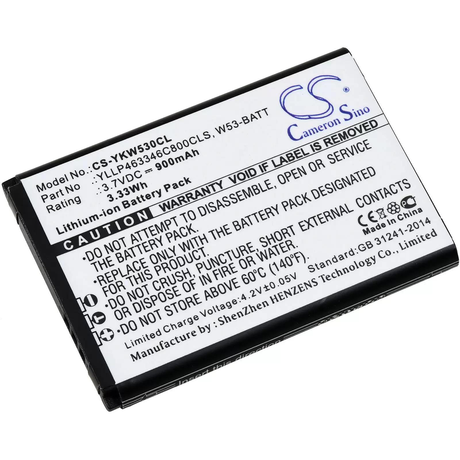 Akku passend für Schnurlos-IP-Telefon Yealink W53, W53P, Typ W53-BATT Akku passend für Schnurlos-IP-Telefon Yealink W53, W53P, Typ W53-BATT