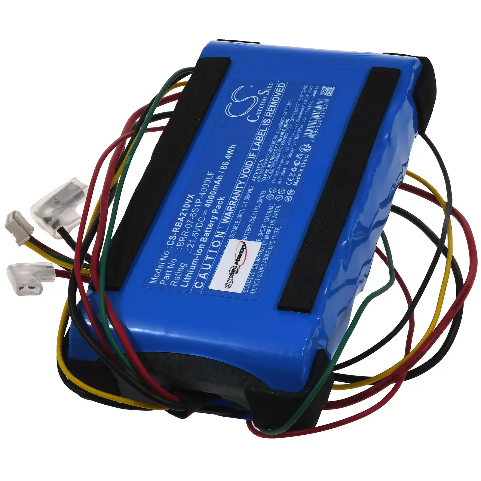 Akku passend für Staubsauger Roborock A20 Flexi Pro A20 Pro Typ BRR-07-6S1P-4000LF