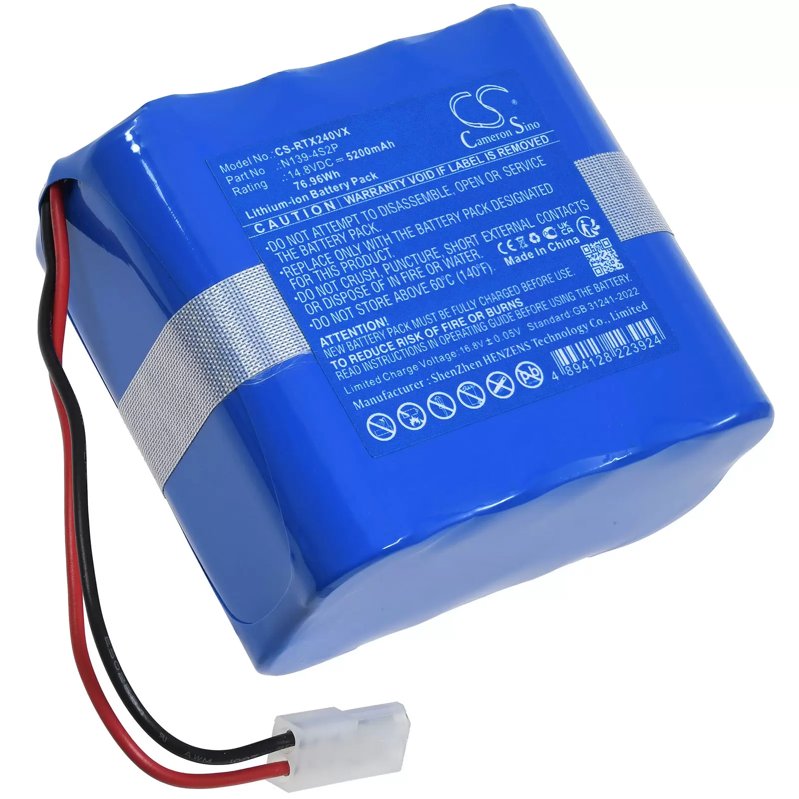 Akku passend für Rowenta X-Plorer Serie 240 AI X-Plorer Serie 240+ AI Saugroboter RR9695WH Typ N139‑4S2P