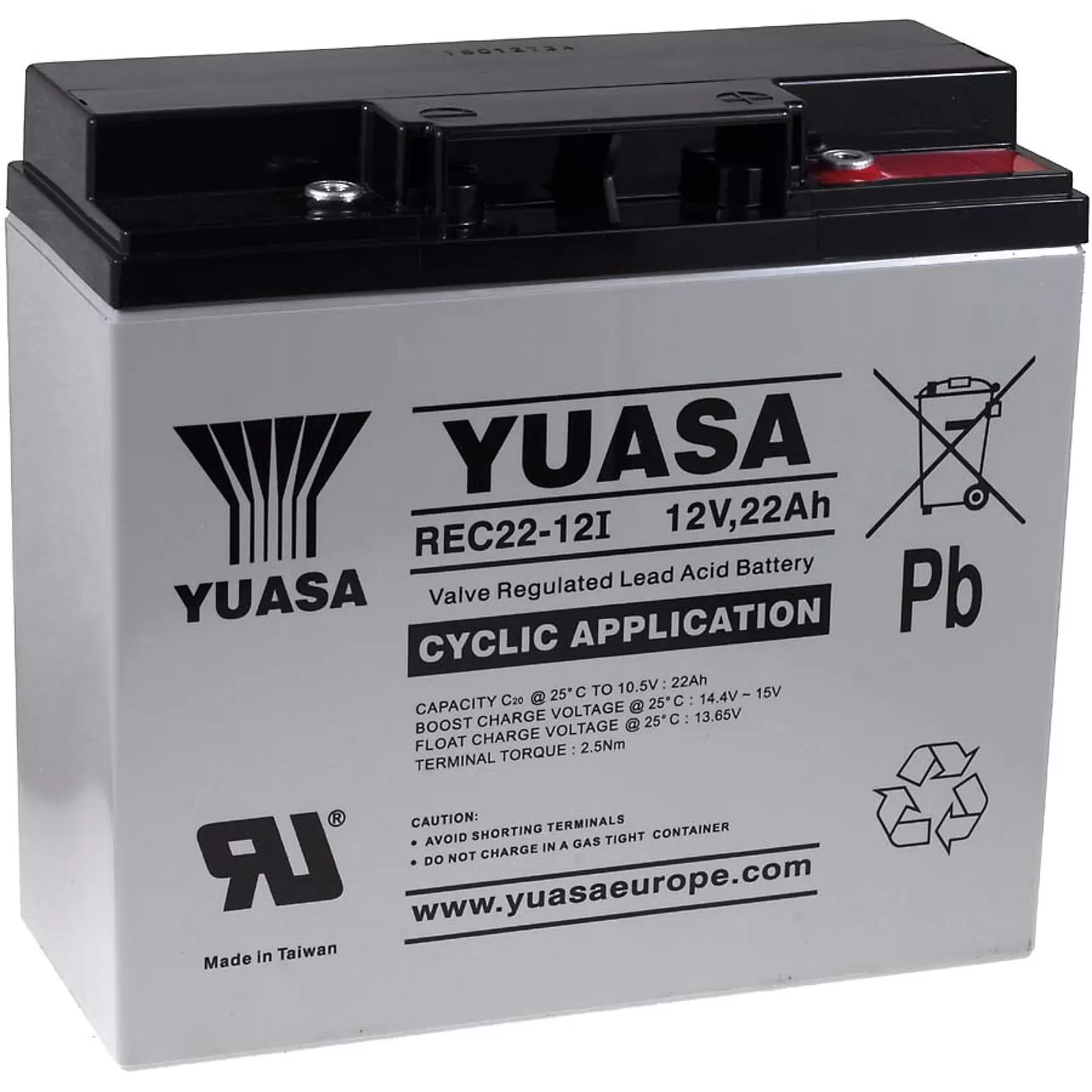 YUASA Bleiakku REC22-12I zyklenfest YUASA Bleiakku REC22-12I zyklenfest