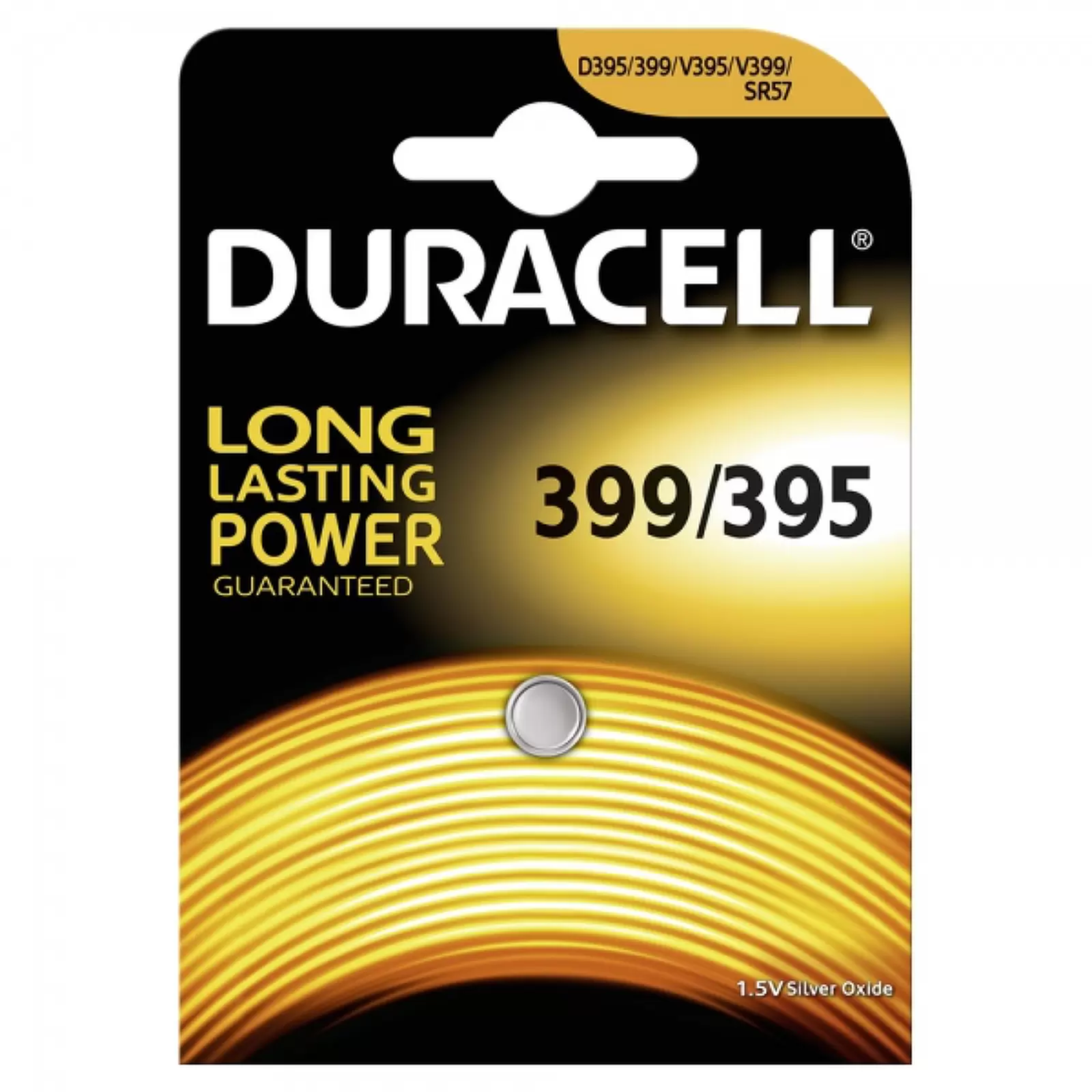 Duracell Knopfzelle SR57/ SR927W/ SR927SW Typ 395 / 399 1er Blister