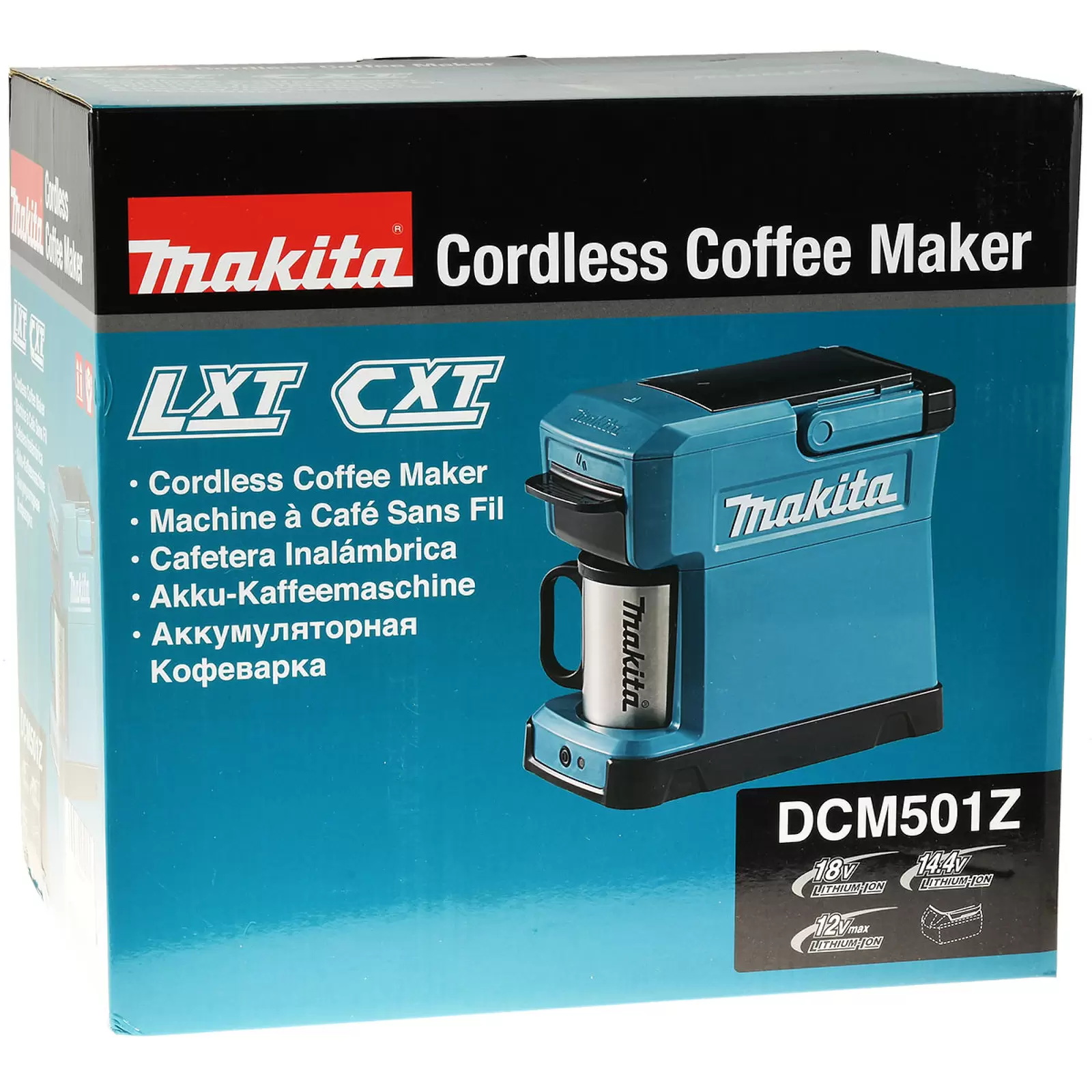 Original Makita Akku-Kaffeemaschine DCM501Z 18V (ohne Akku, ohne Ladegerät)