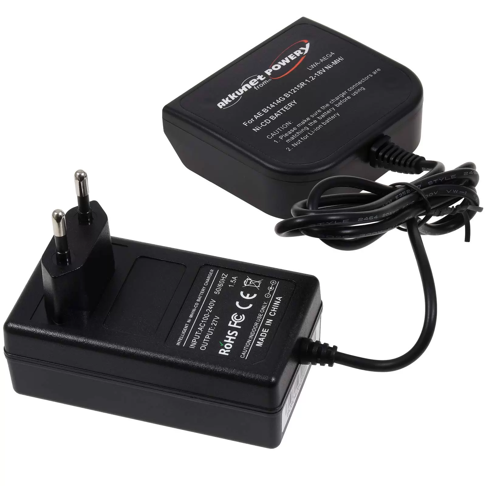 Ladegerät für AEG Akkutyp B1414G, B1420R NiMH NiCd Ladegerät für AEG Akkutyp B1414G, B1420R NiMH NiCd