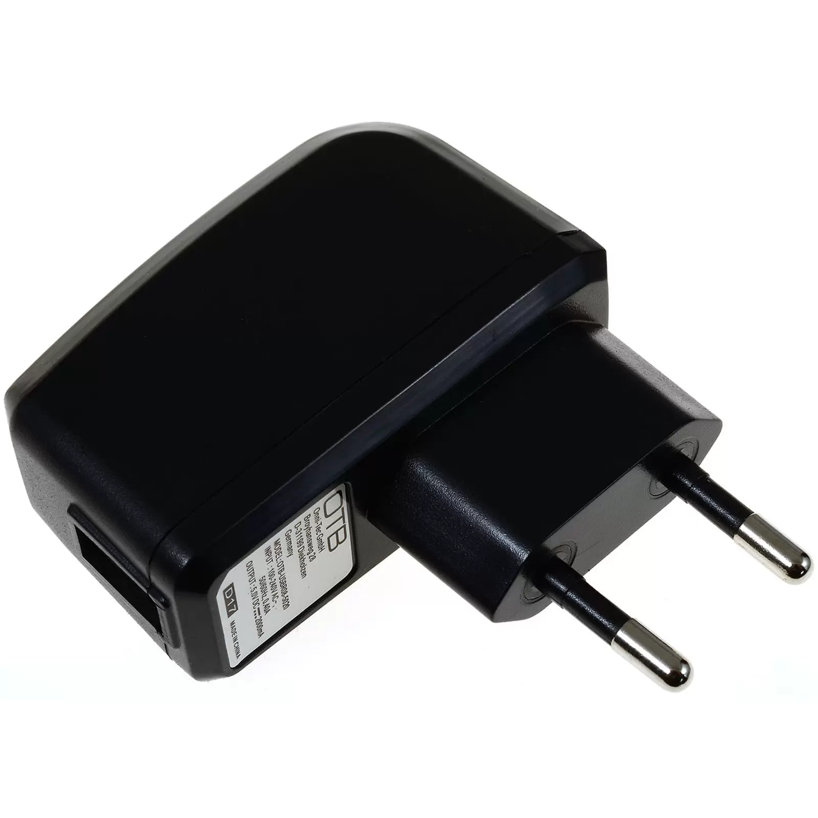 Powery Ladeadapter mit USB-Buchse 2A für Apple iPad/iPod/iPad