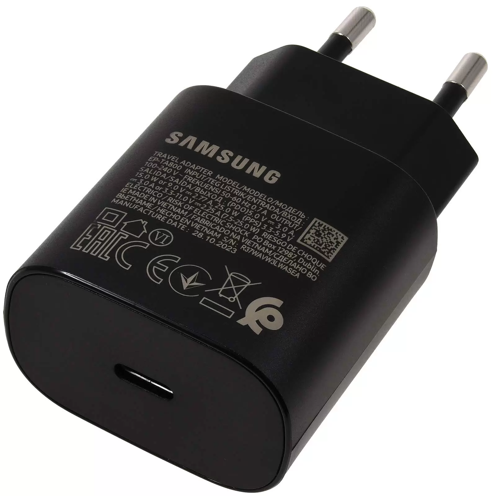 Samsung Schnellladegerät 25W EP-TA800, Schwarz, Samsung Galaxy A80 Samsung Schnellladegerät 25W EP-TA800, Schwarz, Samsung Galaxy A80