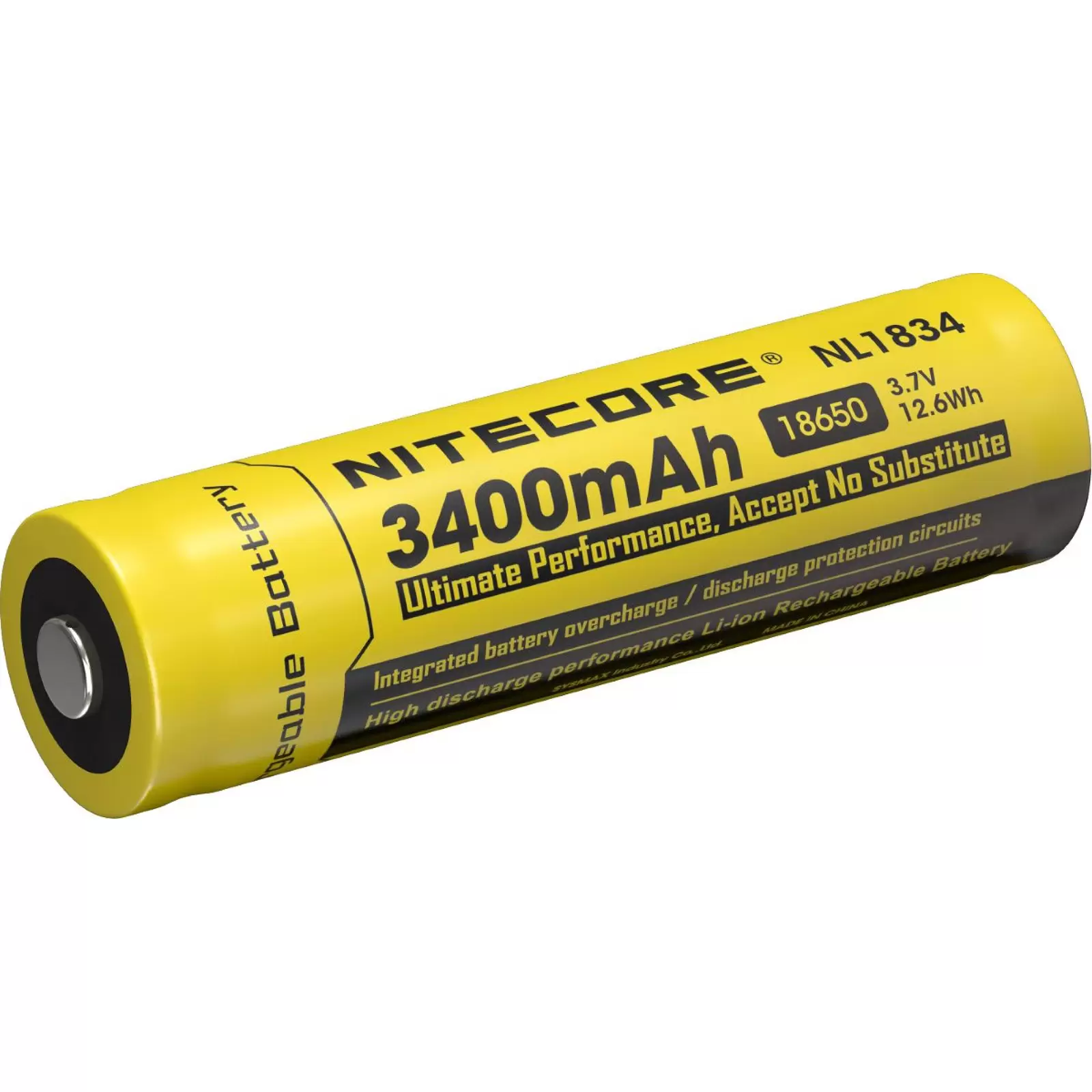 Nitecore Li-Ion Akku Typ 18650 3400mAh NL1834 Original