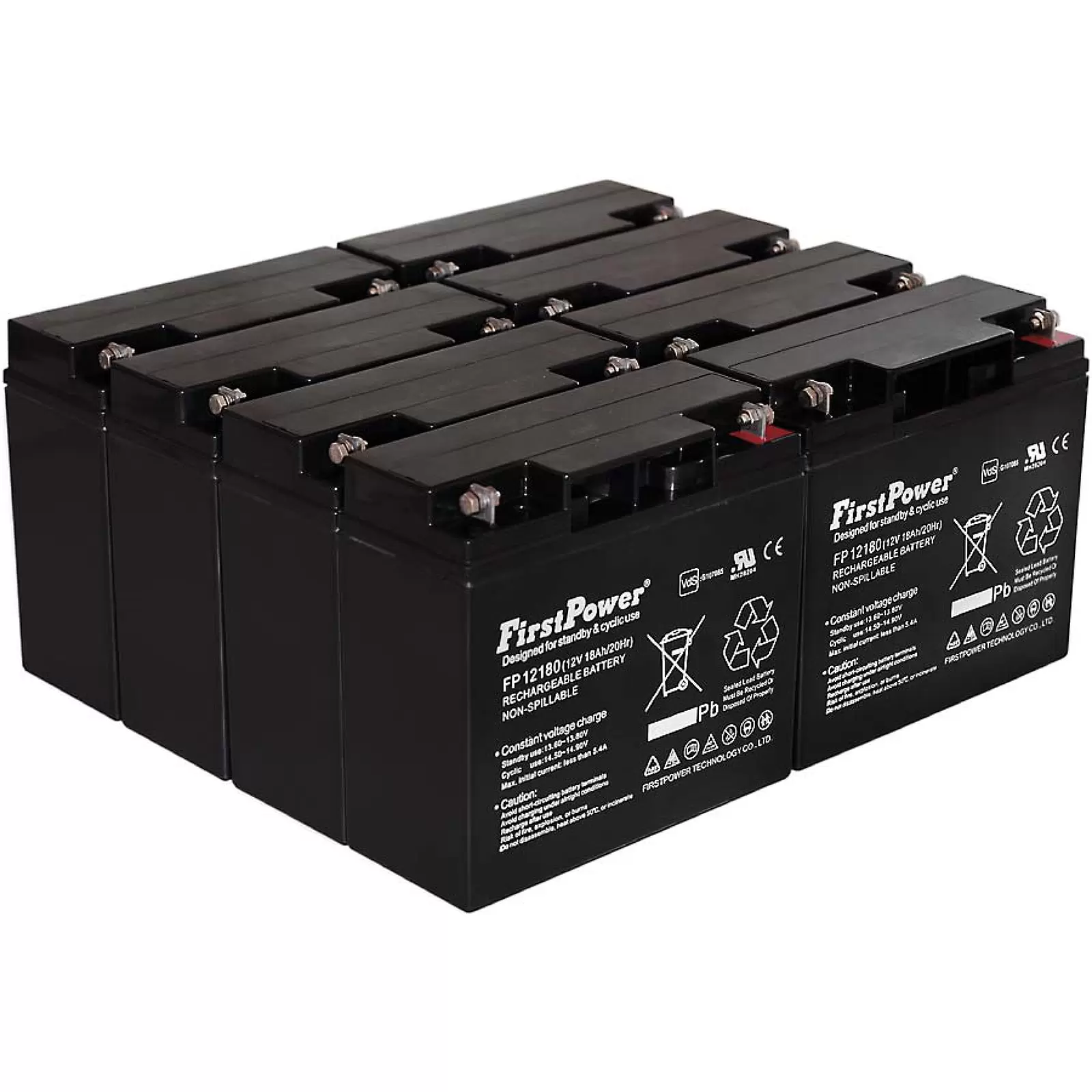 FirstPower Blei-Gel Akku für USV APC Smart-UPS 5000 Rackmount/Tower 12V 18Ah VdS FirstPower Blei-Gel Akku für USV APC Smart-UPS 5000 Rackmount/Tower 12V 18Ah VdS
