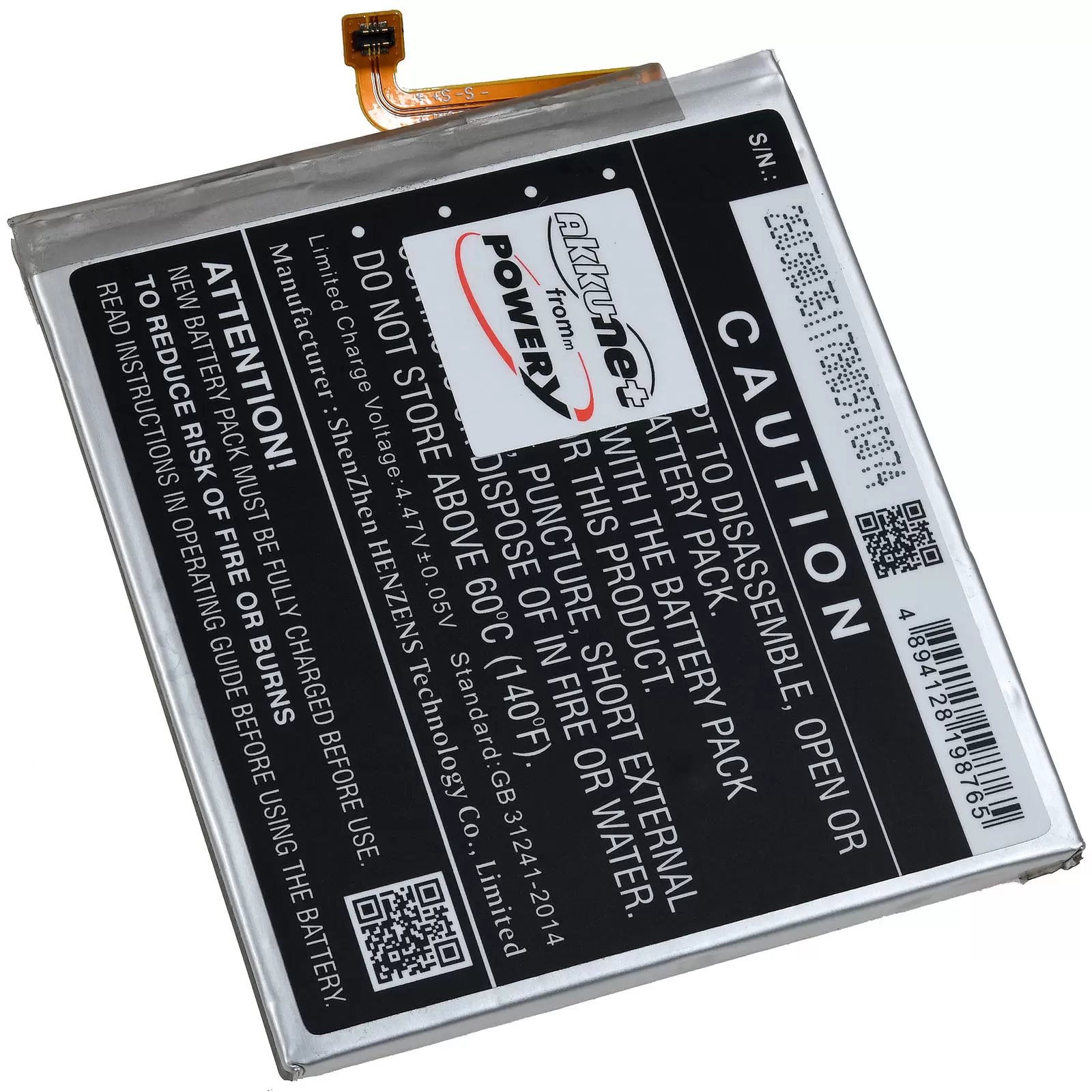 Akku passend für Samsung Galaxy S23 FE 5G SM-S711B Smartphone Typ EB-BS711ABY
