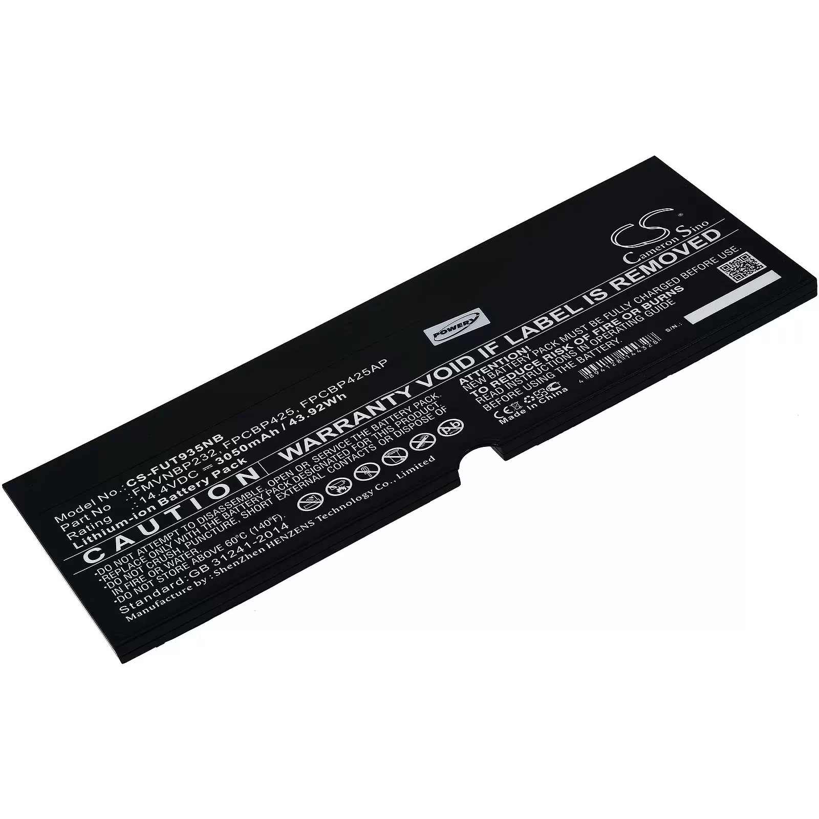 Akku passend für Laptop Fujitsu Lifebook U745 / T935 / T904 / Typ FMVNBP232 Akku passend für Laptop Fujitsu Lifebook U745 / T935 / T904 / Typ FMVNBP232