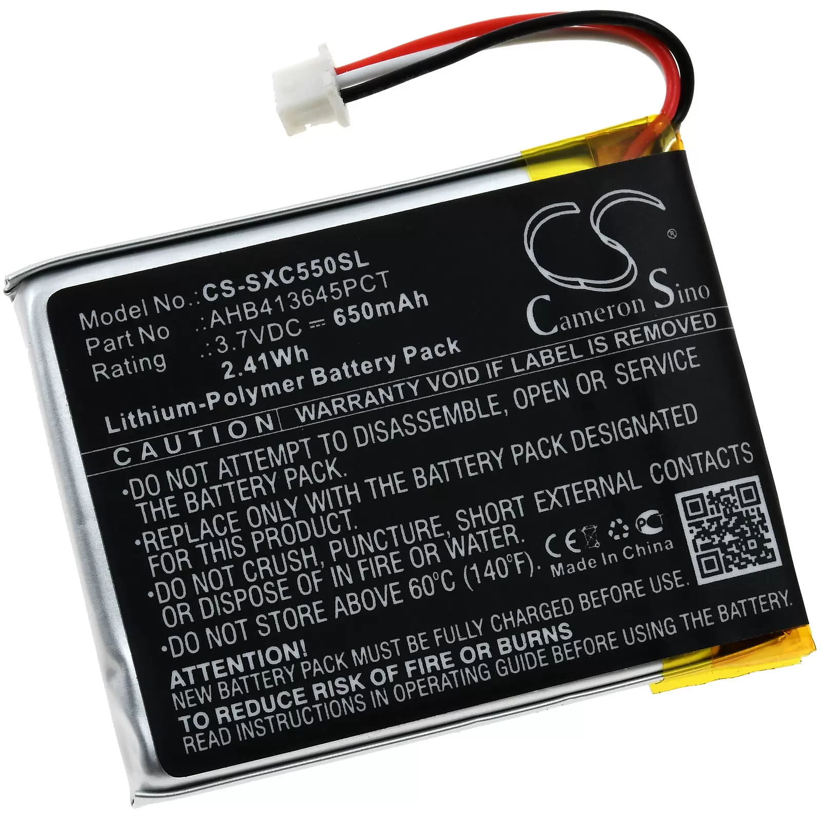 Akku passend für wireless Kopfhörer Sennheiser PXC 550, Typ AHB413645PCT u.a. Akku passend für wireless Kopfhörer Sennheiser PXC 550, Typ AHB413645PCT u.a.