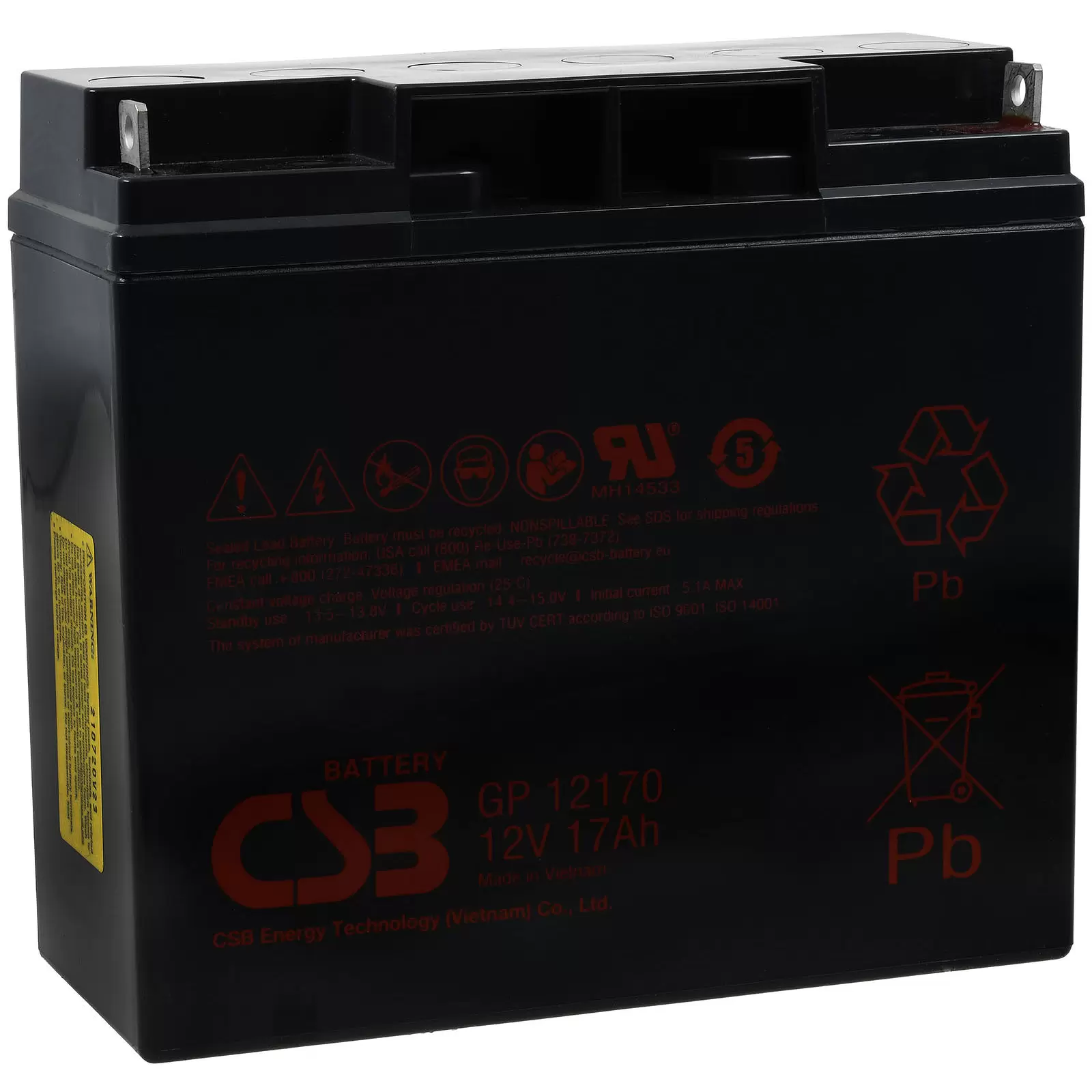 CSB Standby Bleiakku GP12170 12V 17Ah CSB Standby Bleiakku GP12170 12V 17Ah