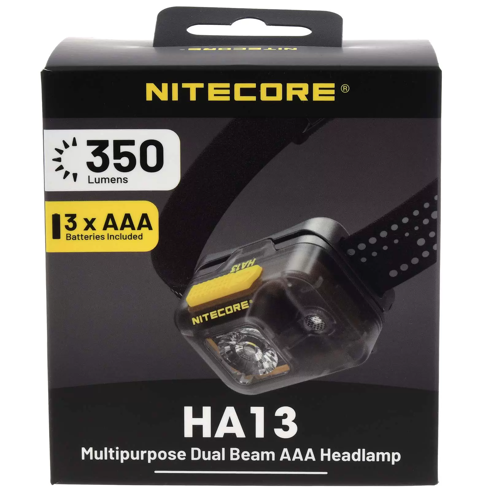 Nitecore HA13 LED Kopflampe, Stirnlampe, Headlamp, max. 350 Lumen