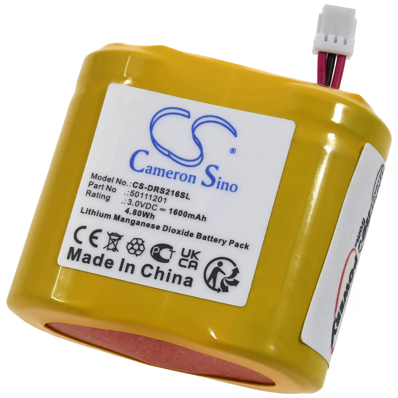 Batterie passend für Türschloss Dorma DOM ELS Pro ELS Guardian S Typ CR-2ULCF2CN