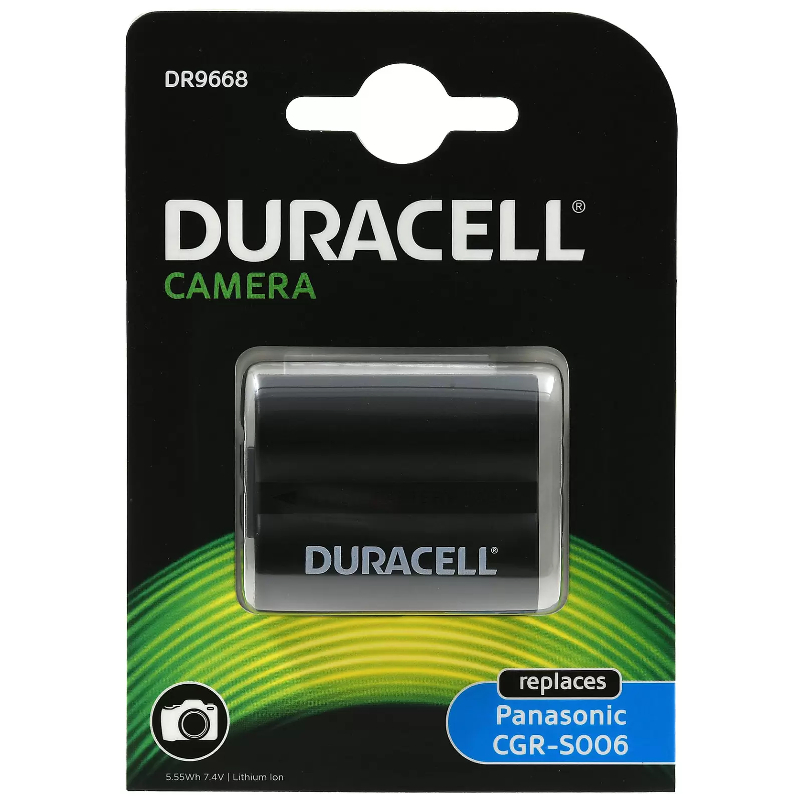 Duracell Akku für Digitalkamera Panasonic Lumix DMC-FZ8 Serie / Typ CGR-S006E Duracell Akku für Digitalkamera Panasonic Lumix DMC-FZ8 Serie / Typ CGR-S006E