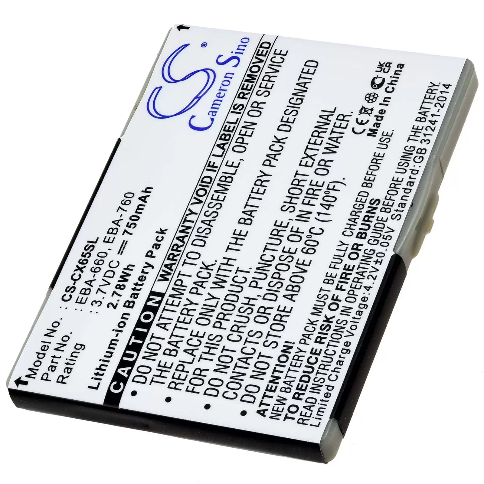 Akku für Siemens CF62/C65/S65/M65 Akku für Siemens CF62/C65/S65/M65