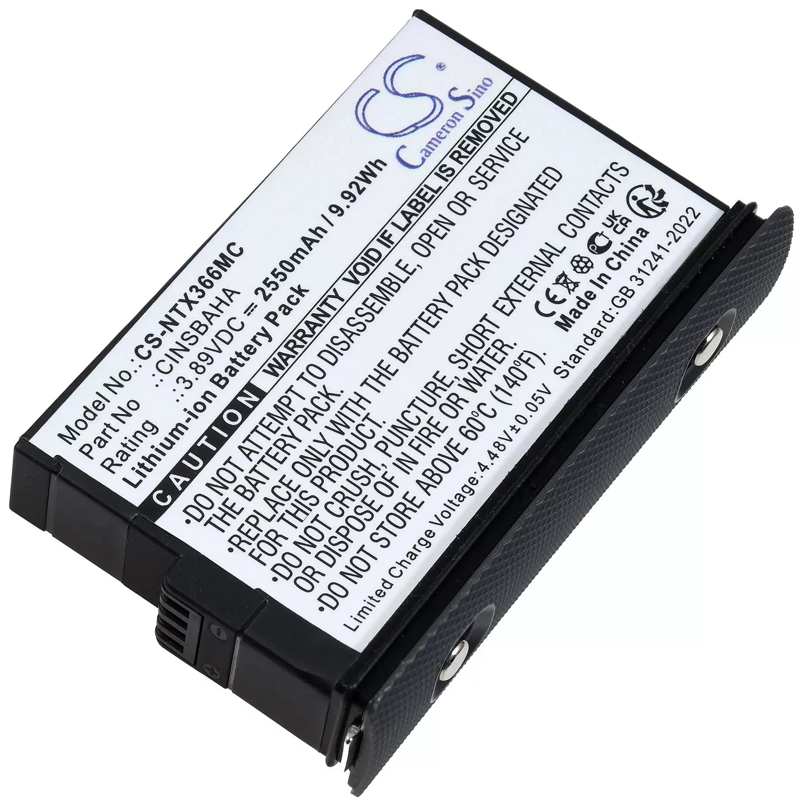 Akku passend für Actioncam Insta360 One X5 Typ CINSBAHA