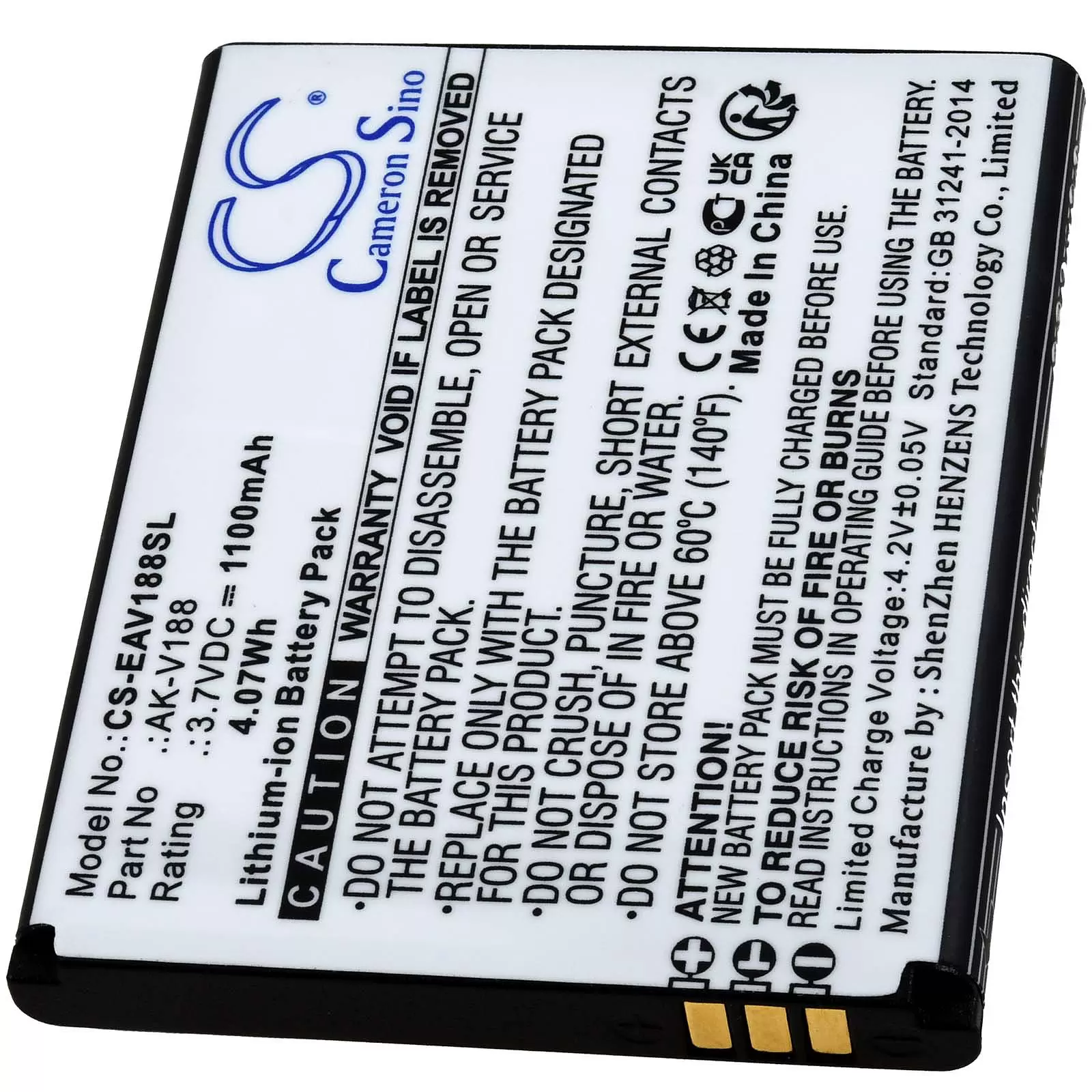 Akku passend für Seniorenhandy Emporia Touch Smart 2, V188, Typ AK-V188 Akku passend für Seniorenhandy Emporia Touch Smart 2, V188, Typ AK-V188
