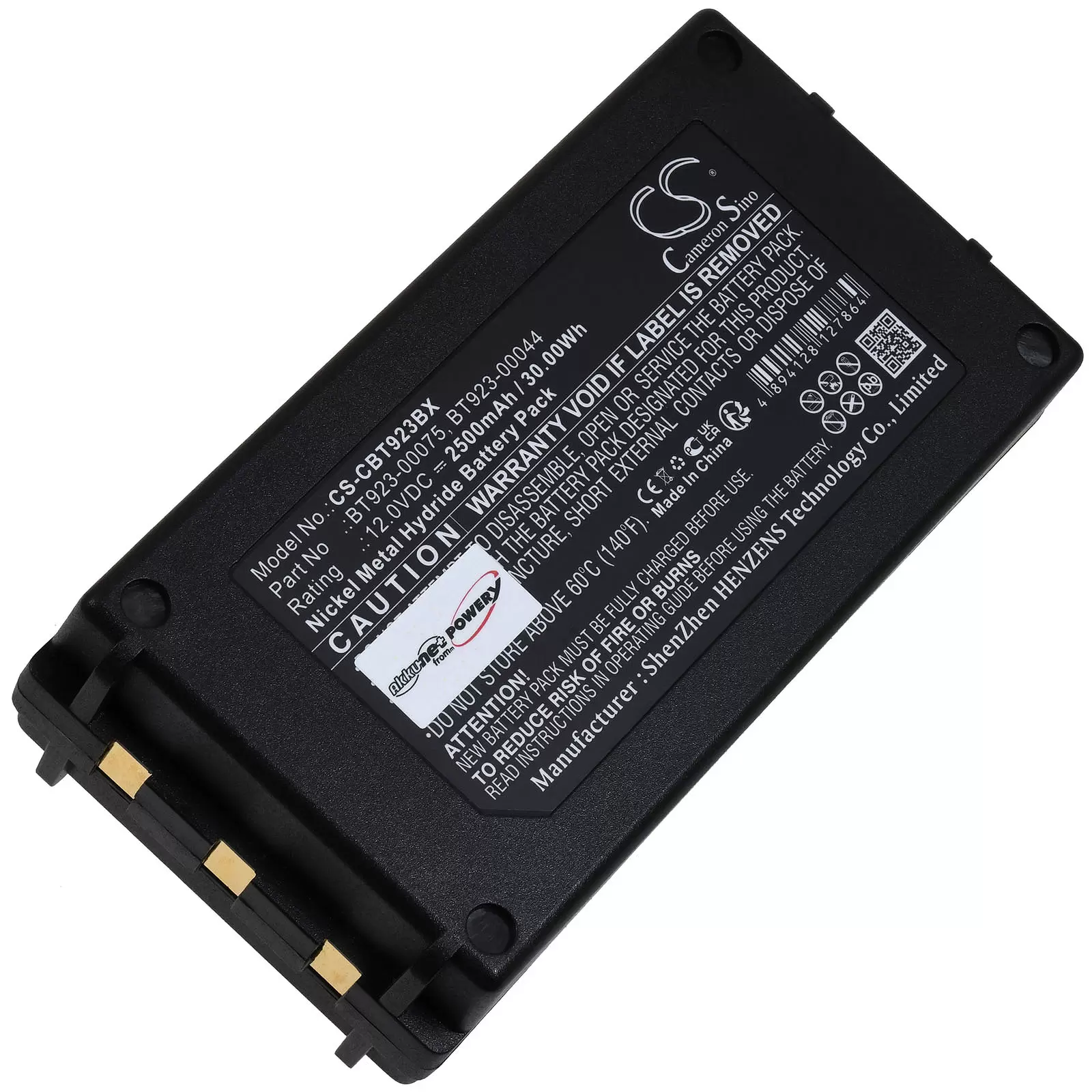 Powerakku für Kran-Funkfernsteuerung Cattron Theimeg Easy / Mini / TH-EC 30 / Typ BT 923-00075 Powerakku für Kran-Funkfernsteuerung Cattron Theimeg Easy / Mini / TH-EC 30 / Typ BT 923-00075