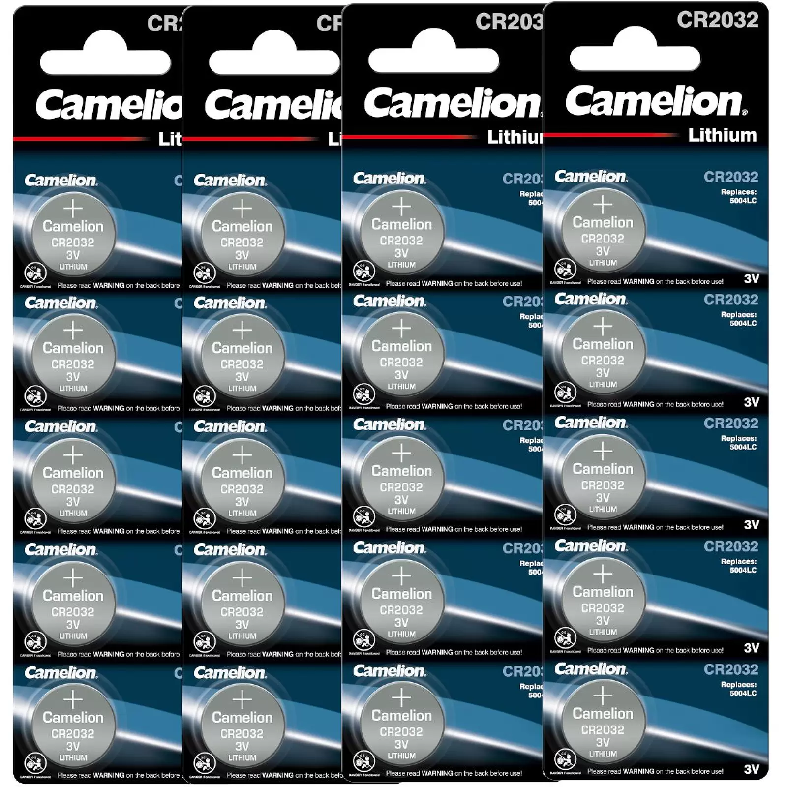 20x Camelion CR2032 Lithium Knopfzellen Batterie – 4x 5er Blister, ideal für Uhren, Autoschlüssel 20x Camelion CR2032 Lithium Knopfzellen Batterie – 4x 5er Blister, ideal für Uhren, Autoschlüssel