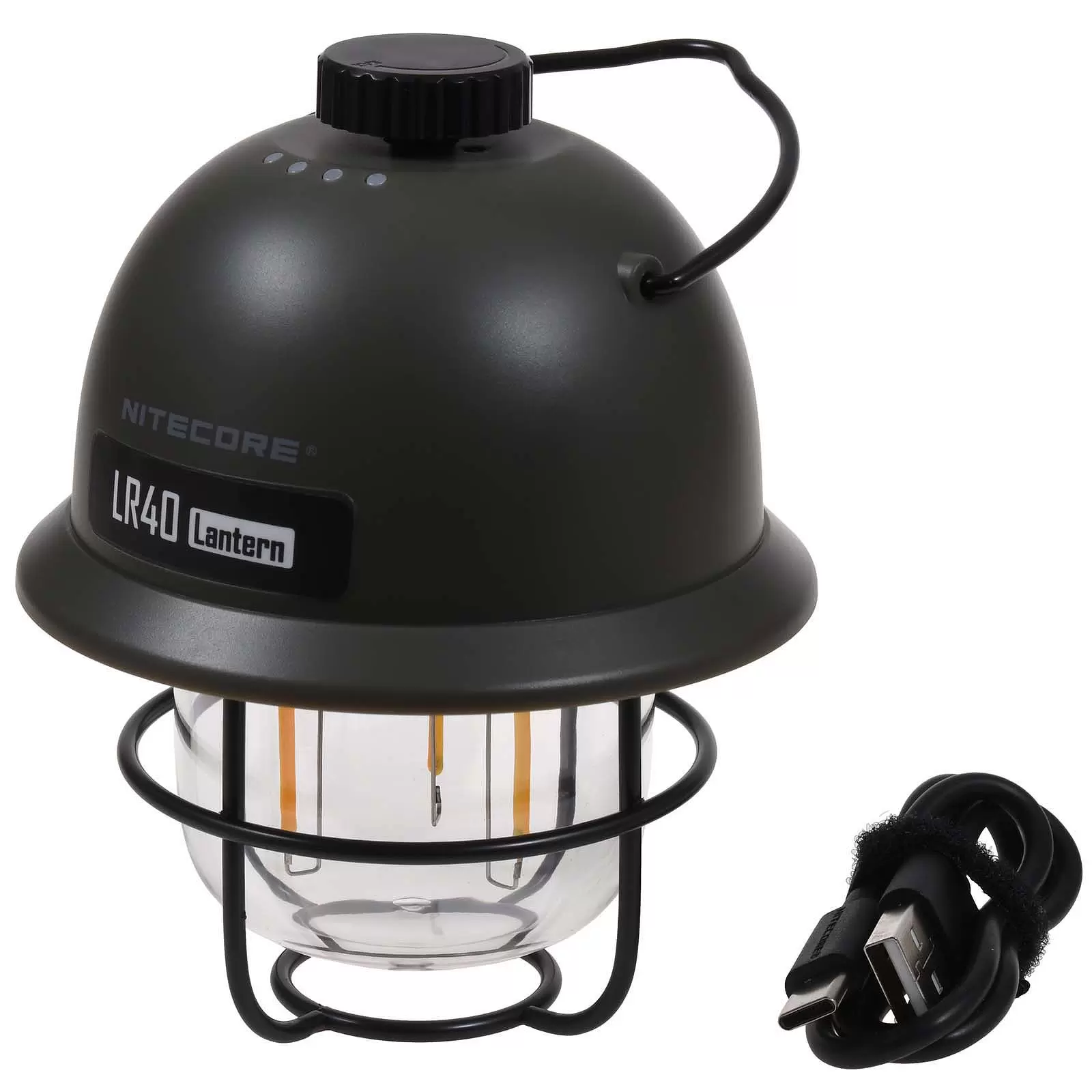 Nitecore LR40 Camping Laterne 2 Lichtfarben Powerbank-Funktion schwarz Nitecore LR40 Camping Laterne 2 Lichtfarben Powerbank-Funktion schwarz