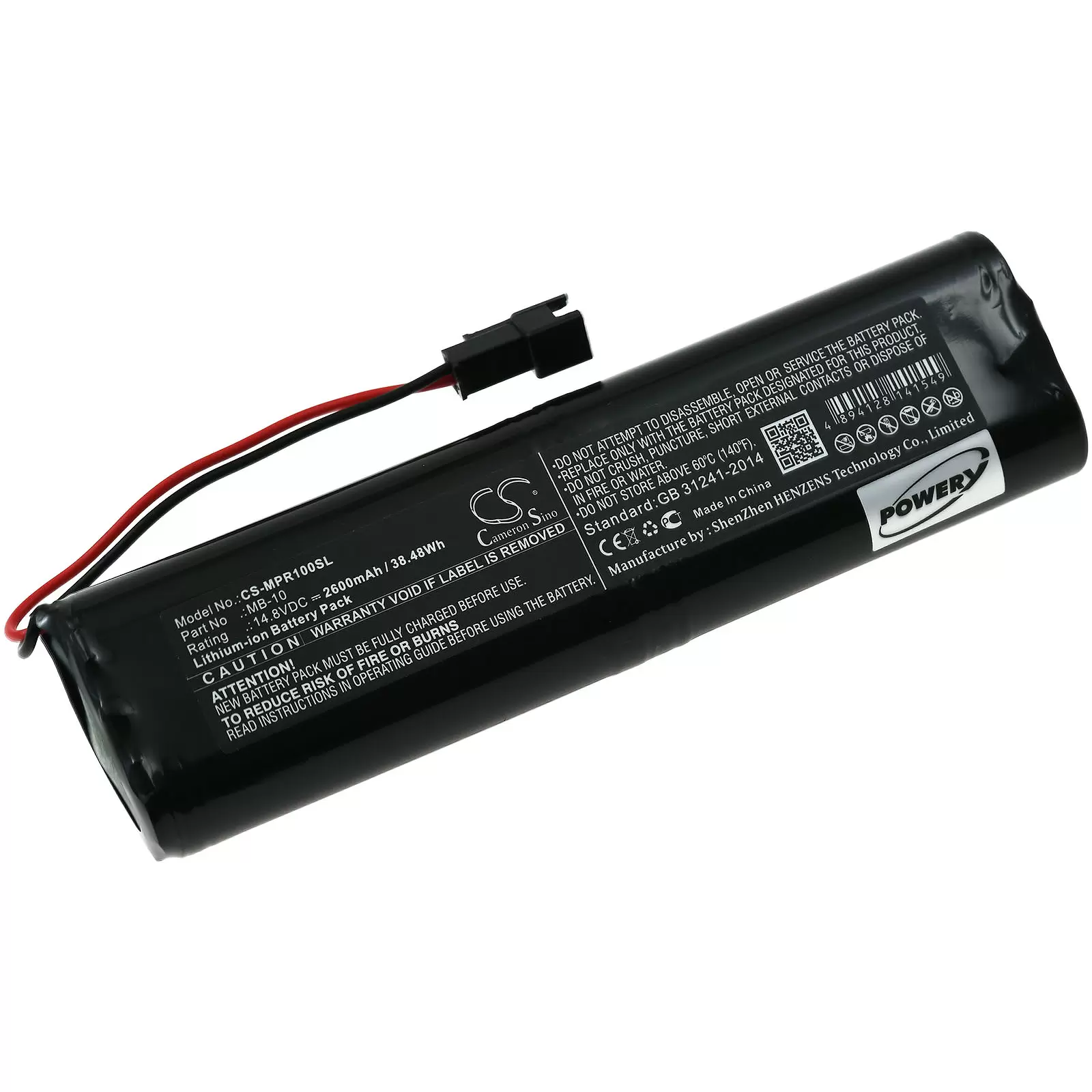 Akku passend für Lautsprecher Mipro MA-100 / MA-303 / Typ MB-10 Akku passend für Lautsprecher Mipro MA-100 / MA-303 / Typ MB-10