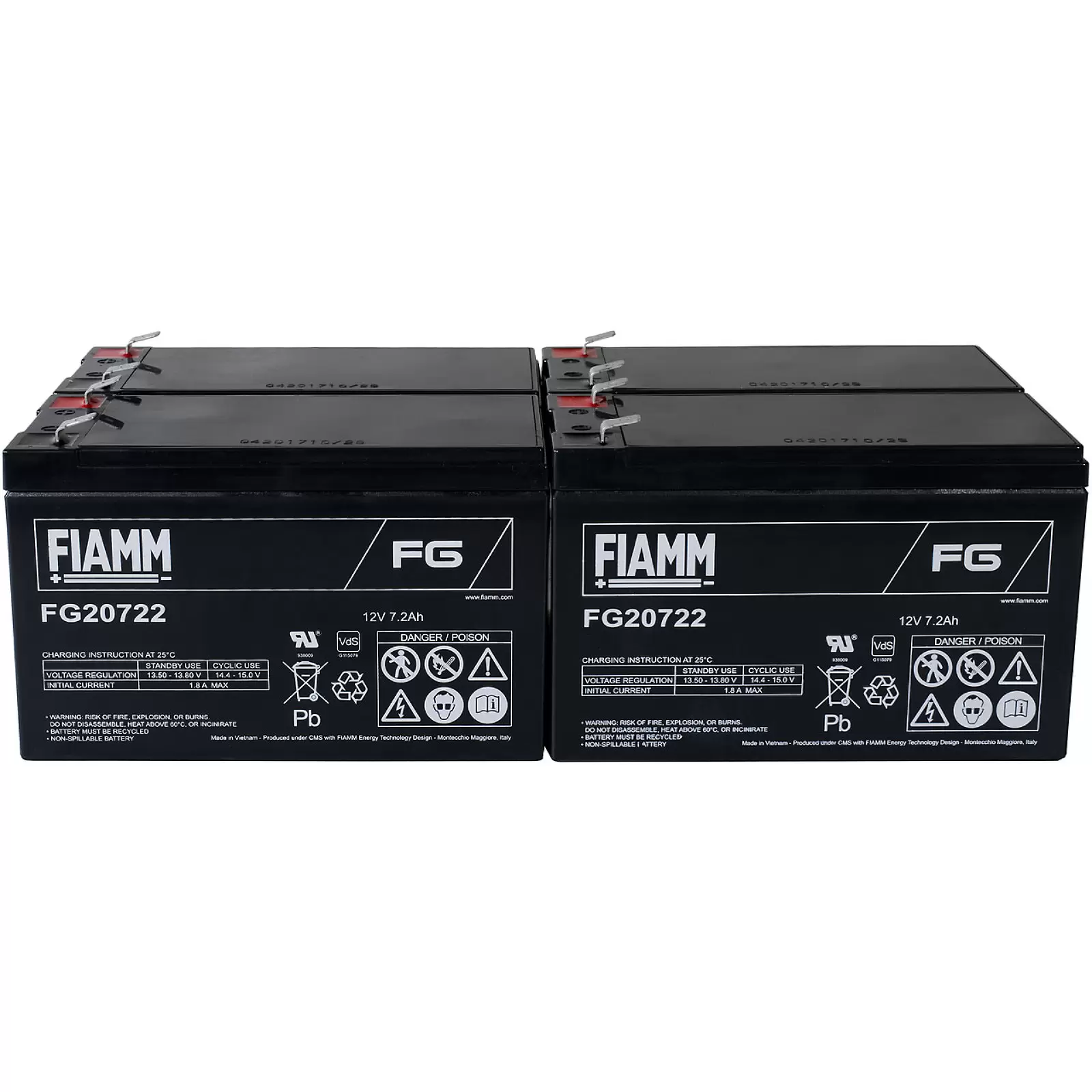 FIAMM Ersatzakku für USV APC Smart-UPS SUA1500RMI2U FIAMM Ersatzakku für USV APC Smart-UPS SUA1500RMI2U