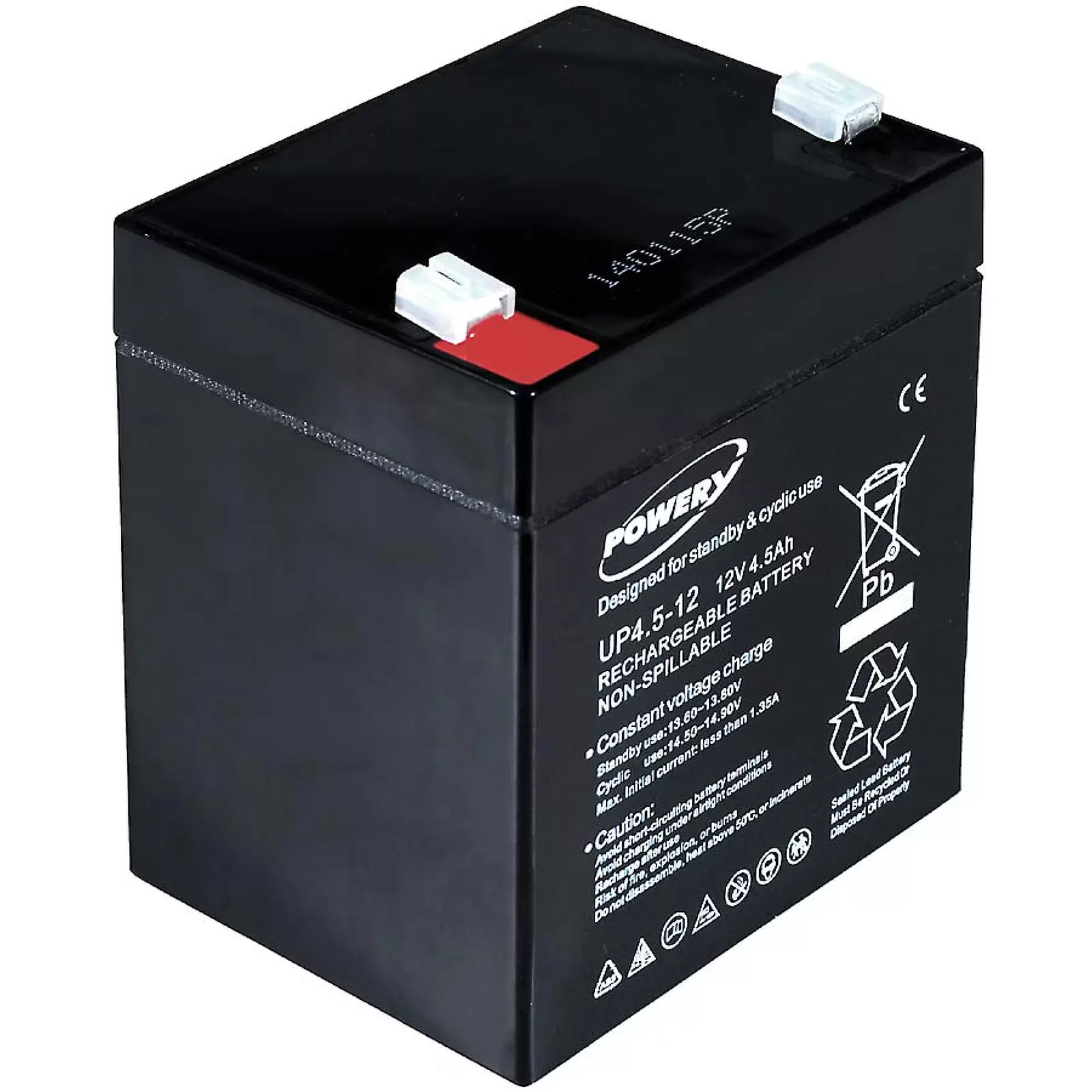 Powery Blei-Gel Akku 12V 4,5Ah Powery Blei-Gel Akku 12V 4,5Ah