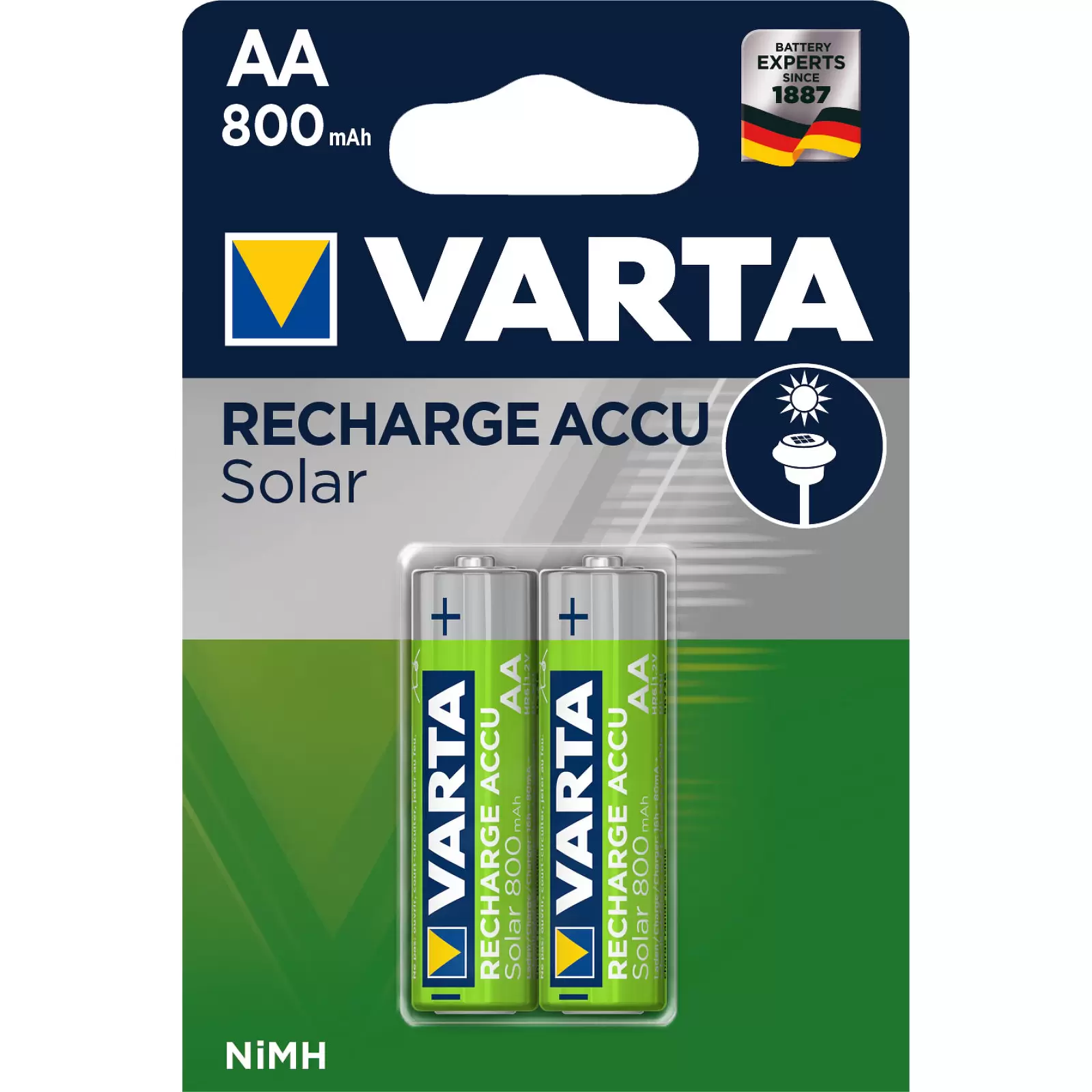Varta Mignonakku 800mAh NiMH 2er Blister Varta Mignonakku 800mAh NiMH 2er Blister