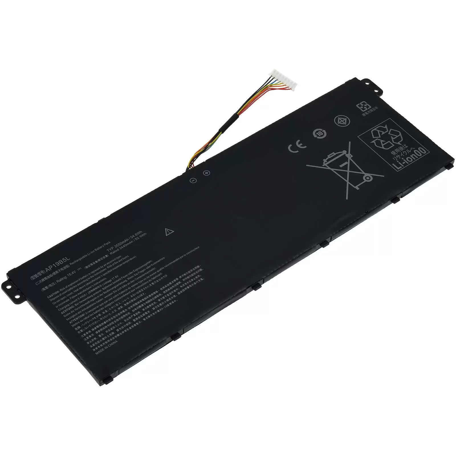 Akku passend für Laptop Acer Aspire 5 A515-43-R1JF, Typ AP19B5L, Typ KT00405010