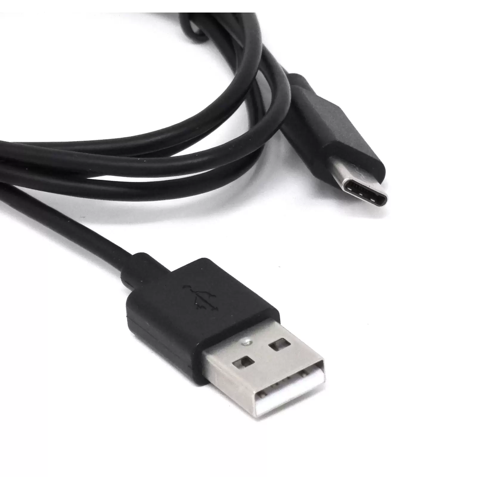 goobay USB-C Lade- u. Synchronisationskabel für Geräte mir USB-C Anschluss, 1m, Schwarz