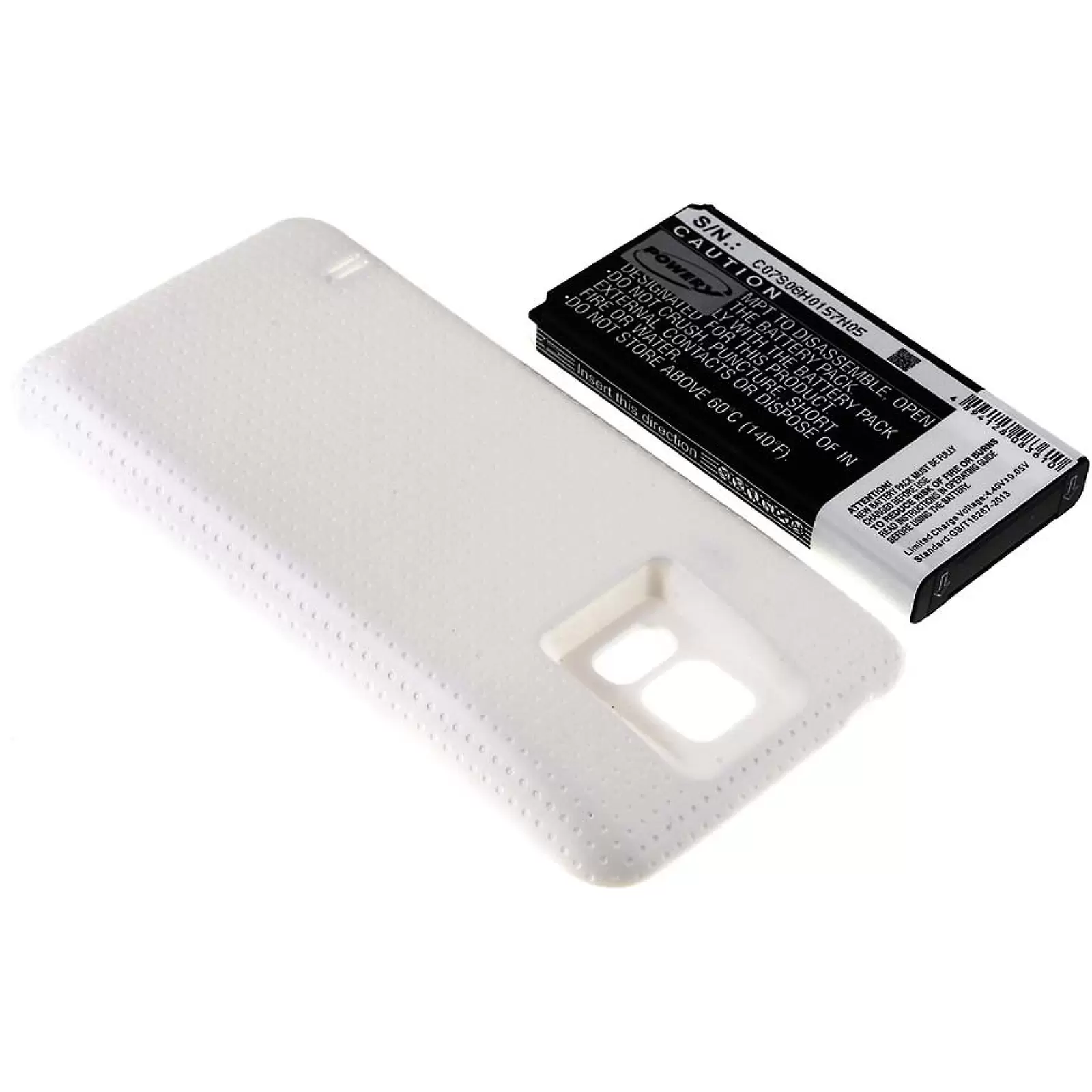 Akku für Samsung Galaxy S5/ Typ EB-B900BC Weiß 5600mAh