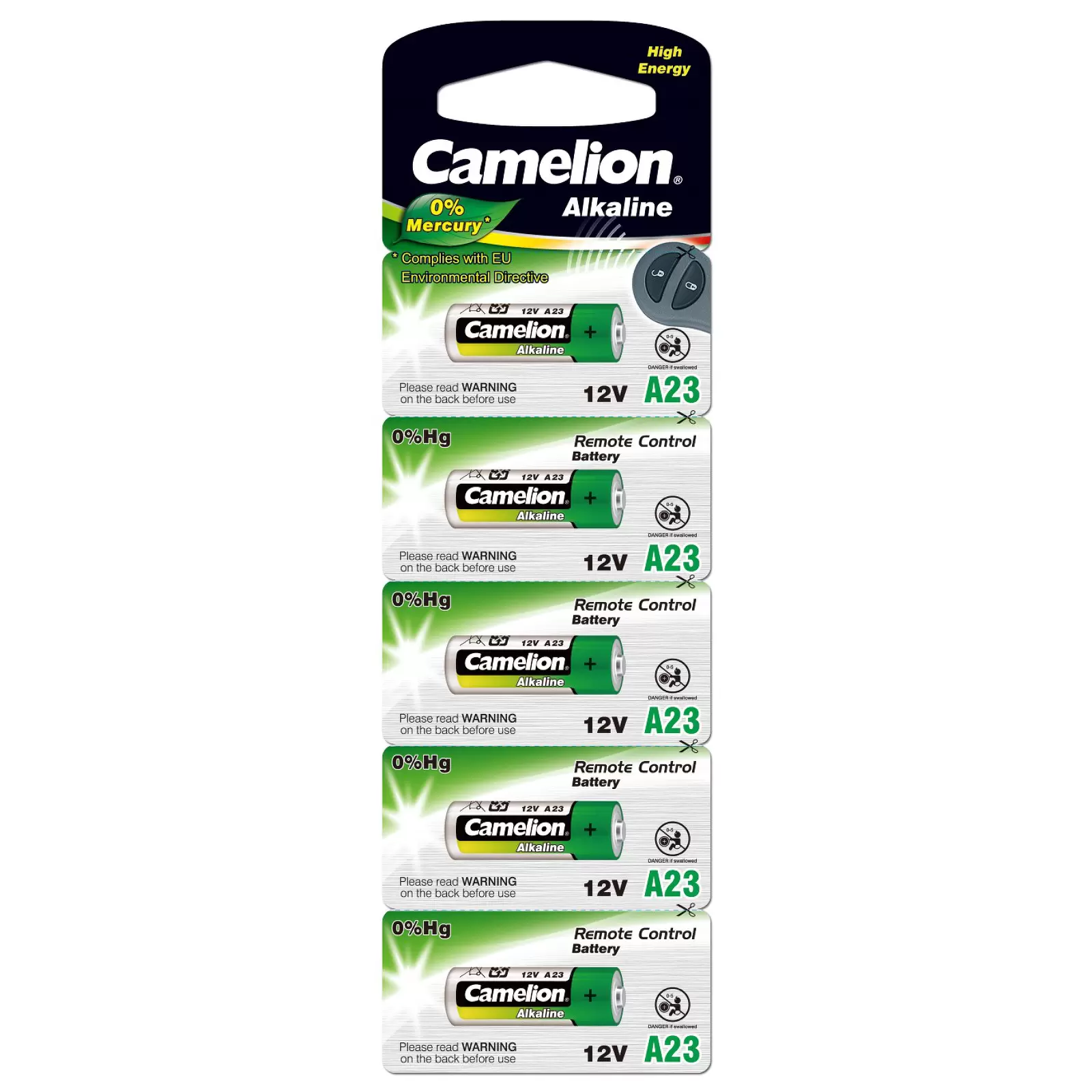 Batterie Camelion A23 R23A LR23A MN21 23GA 12,0Volt 5er Blister