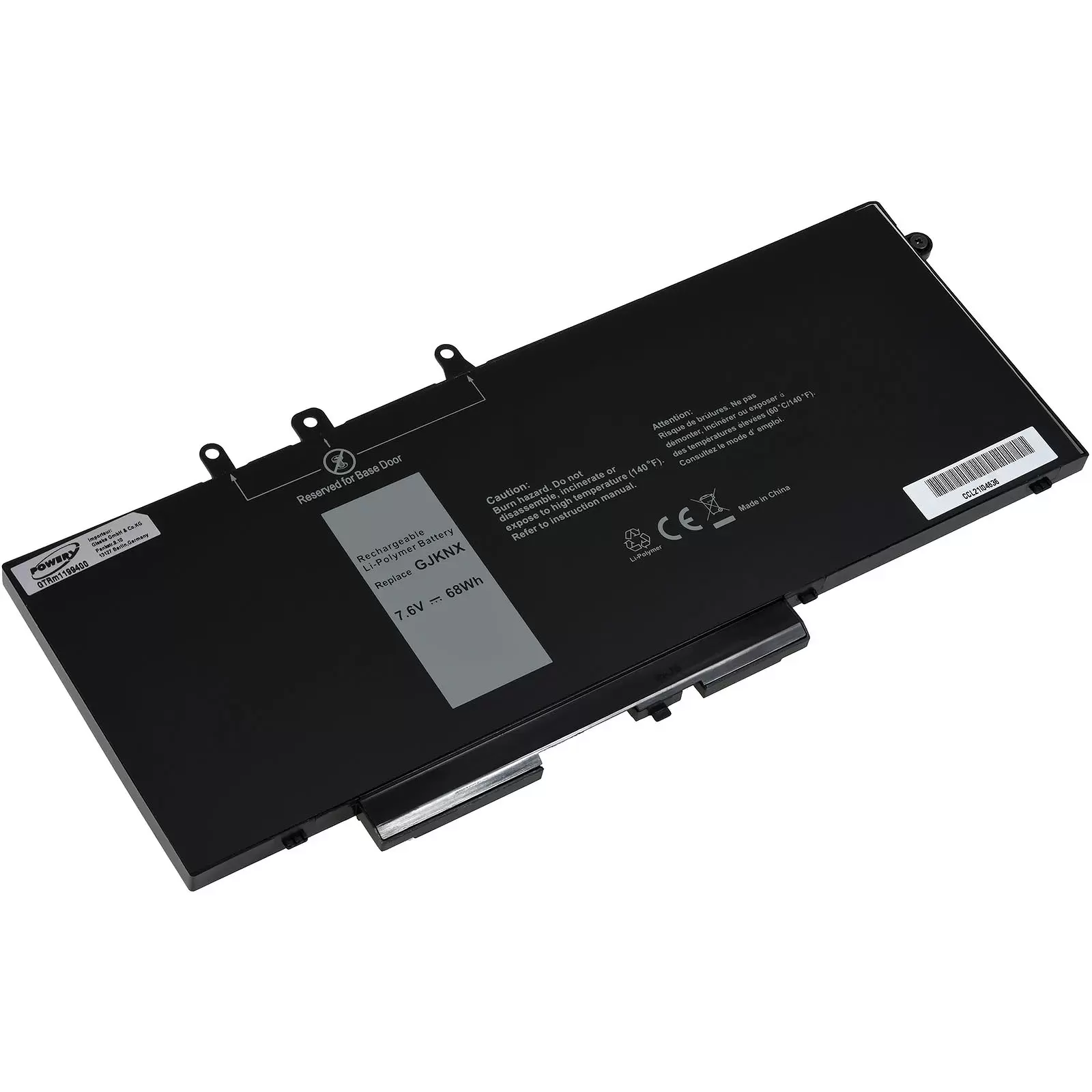Akku für Laptop Dell Precision 3520 / Latitude 5480 / 5490 / Typ GJKNX