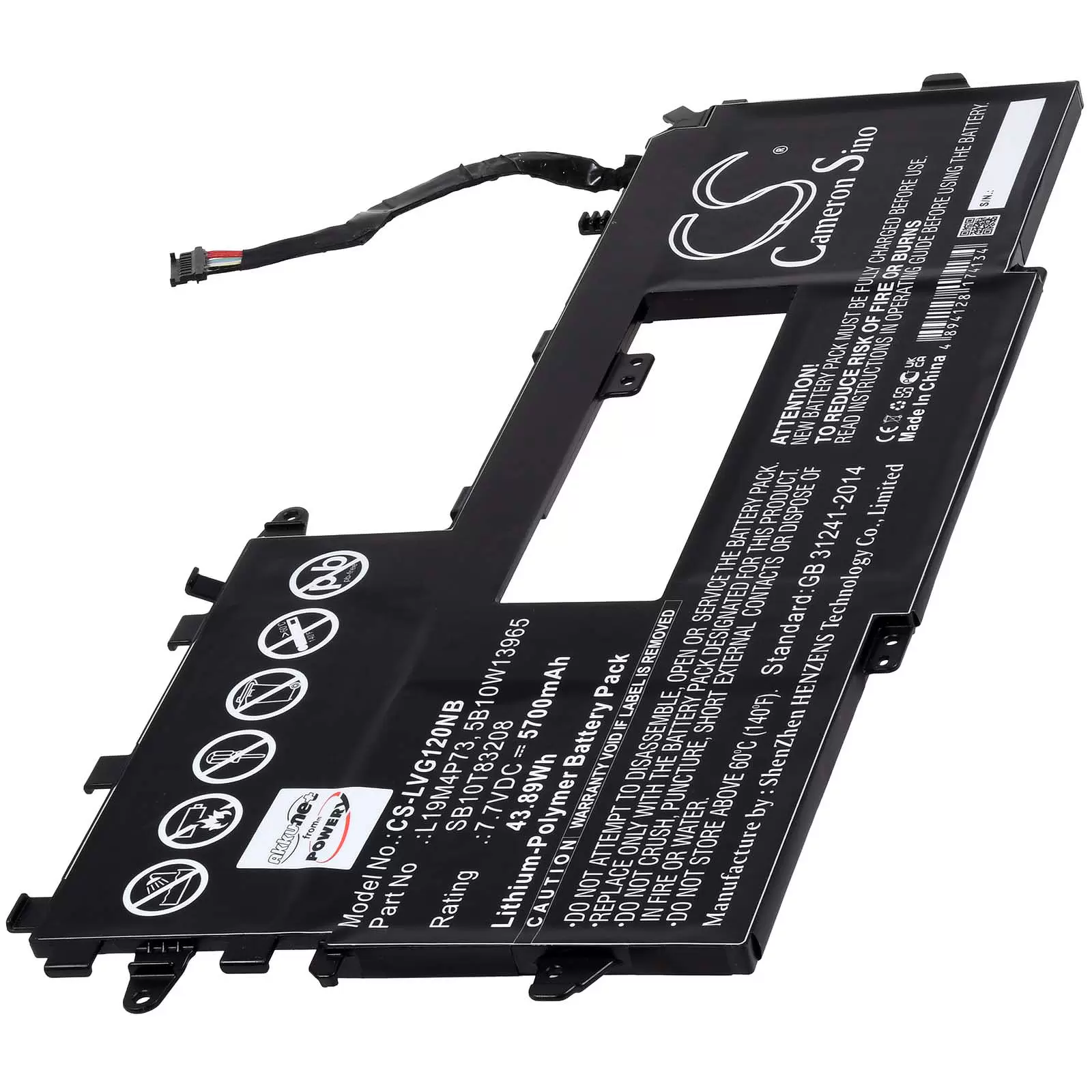 Akku passend für Laptop Lenovo ThinkPad X1 Titanium Yoga Gen 1 20QA001QPB, Typ L19M4P73