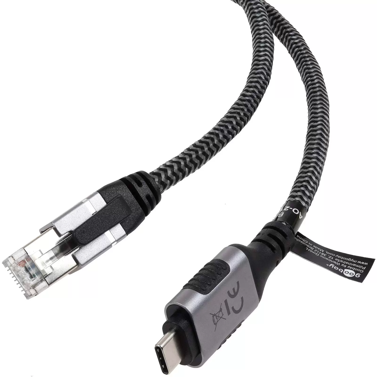 goobay Ethernet Kabel USB-C 3.1 auf RJ45 5m