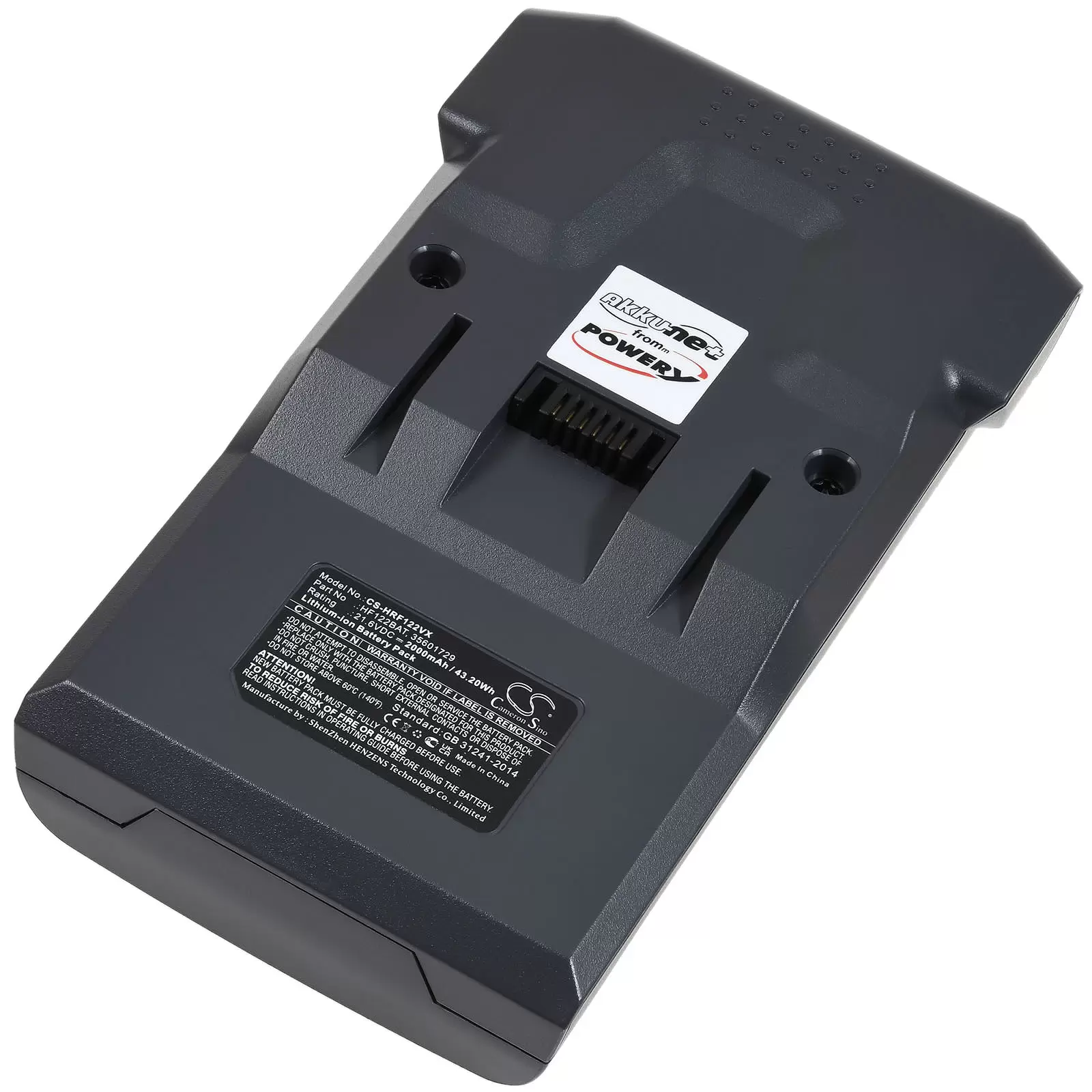 Akku passend für Akku-Staubsauger Hoover H-Free HF122GH-001 H-Free 100 HF122GPT-011 Typ HF122BAT