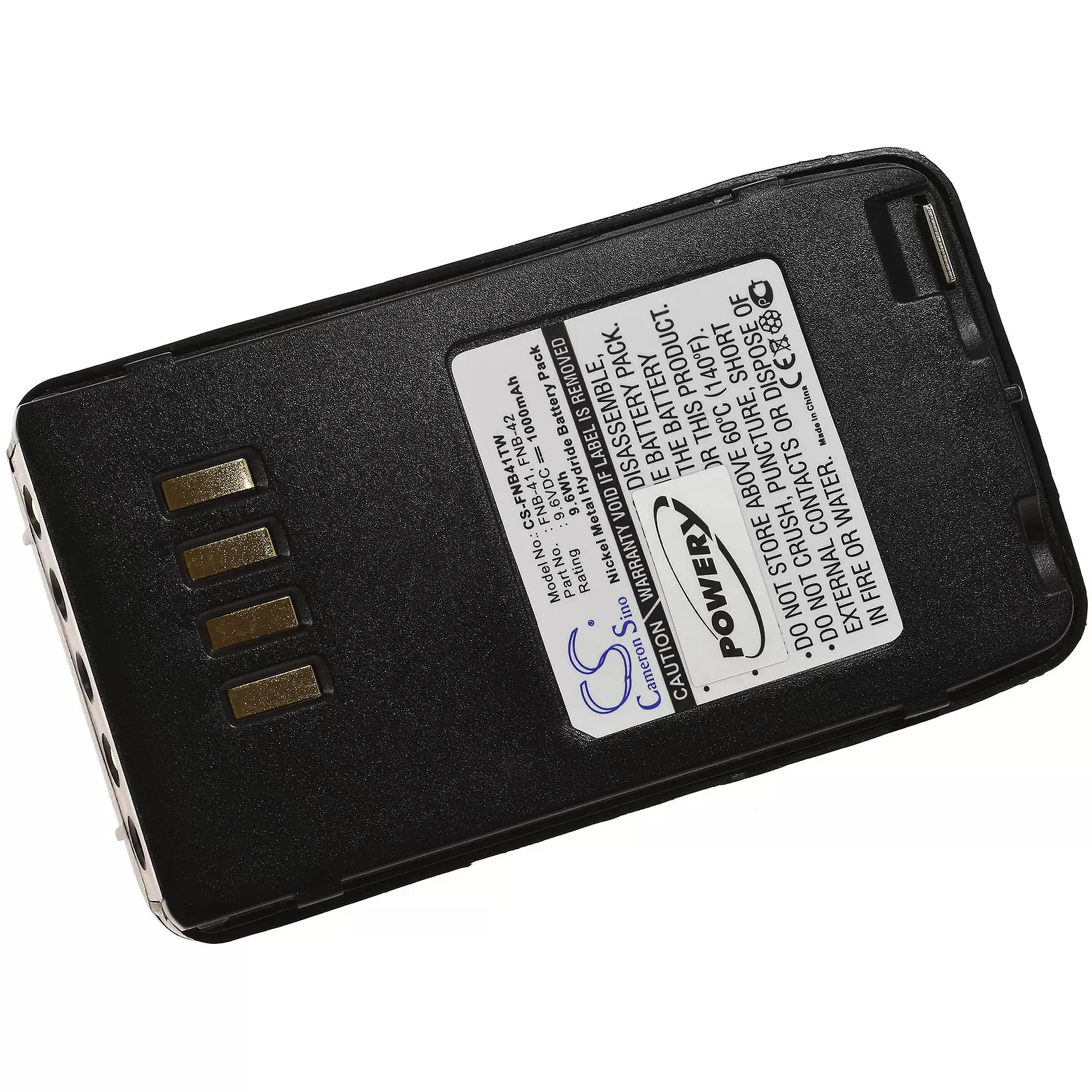 Akku für Vertex/Yaesu FT-10R/FT-40R/ Typ FNB-41 1000mAh NiMH Akku für Vertex/Yaesu FT-10R/FT-40R/ Typ FNB-41 1000mAh NiMH