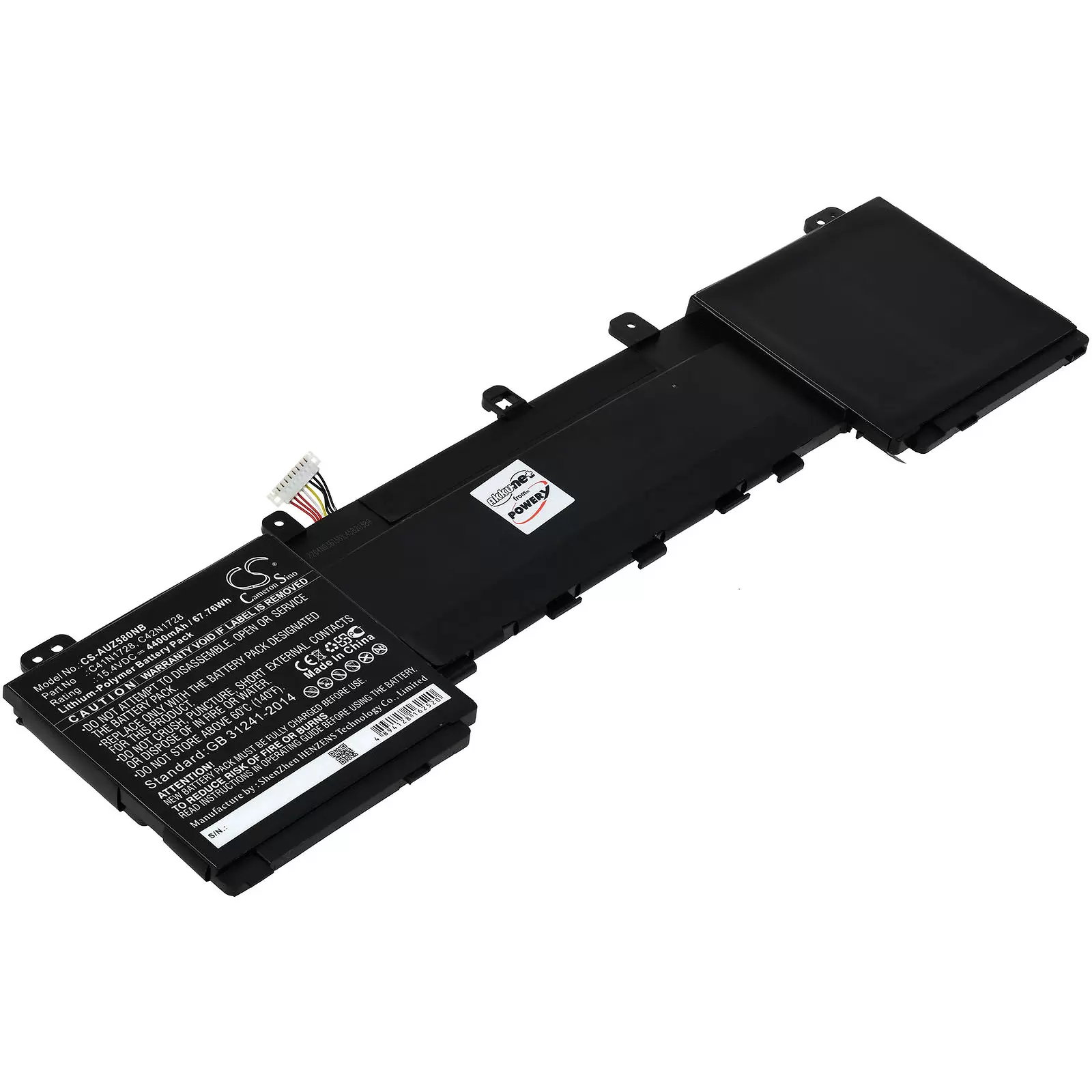 Akku für Laptop Asus ZenBook Pro 15 UX580GE-E2032T / Typ C42N1728 Akku für Laptop Asus ZenBook Pro 15 UX580GE-E2032T / Typ C42N1728
