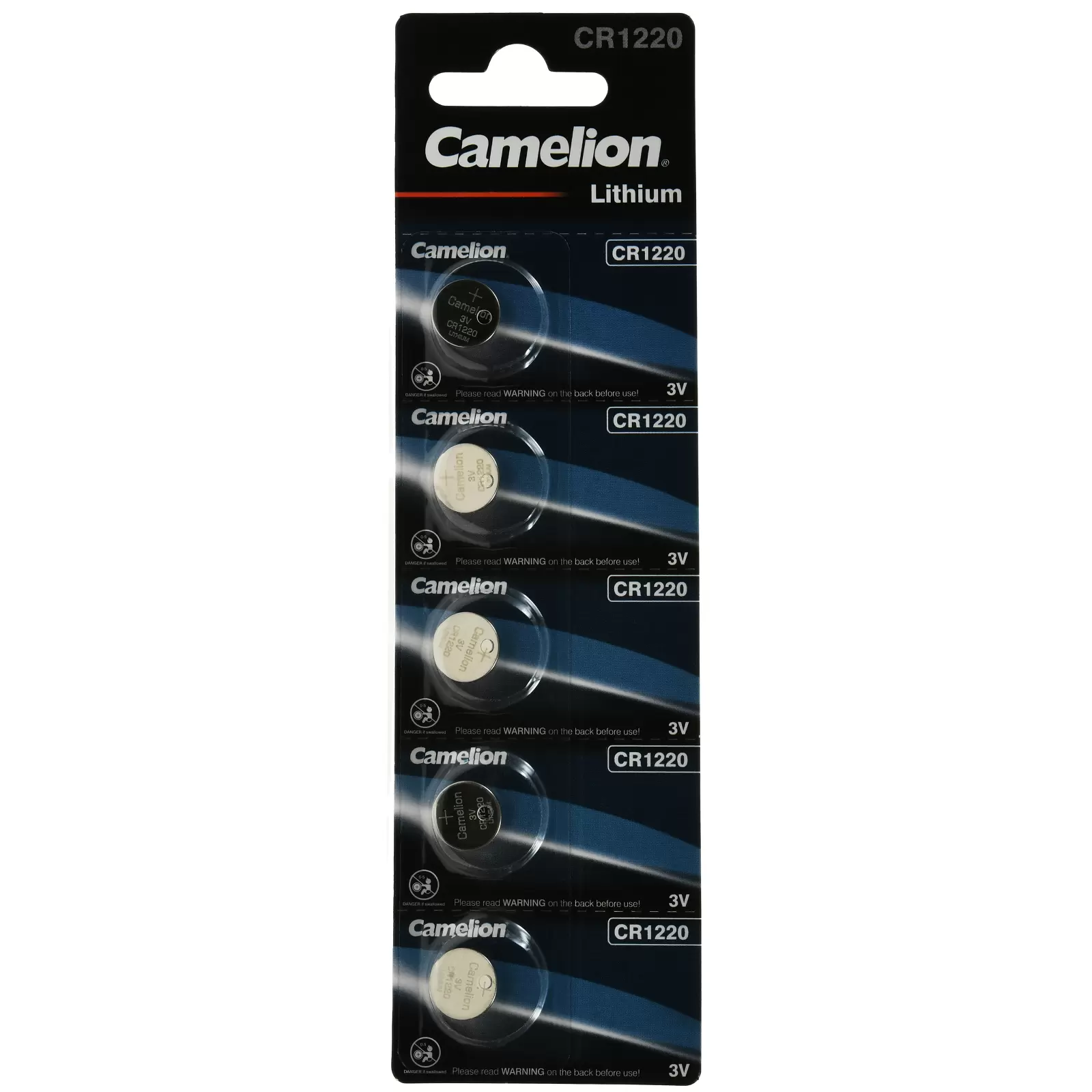 Lithium Knopfzelle, Batterie Camelion CR1220 5er Blister, z.B. für Uhren, LED-Kerzen, Autoschlüssel Lithium Knopfzelle, Batterie Camelion CR1220 5er Blister, z.B. für Uhren, LED-Kerzen, Autoschlüssel