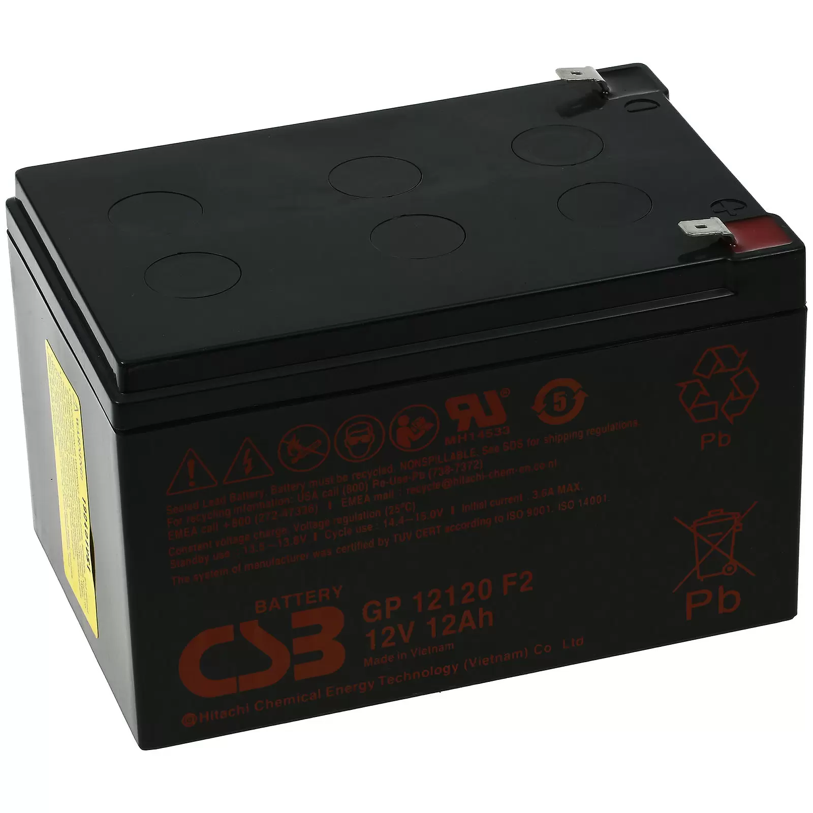 CSB Standby Bleiakku GP12120 F2 12V 12Ah CSB Standby Bleiakku GP12120 F2 12V 12Ah