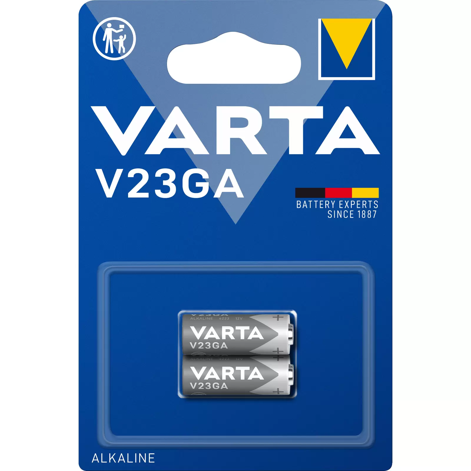 Varta Batterie Alkaline V23A V23GA 23AE 12V 2er Blister Varta Batterie Alkaline V23A V23GA 23AE 12V 2er Blister