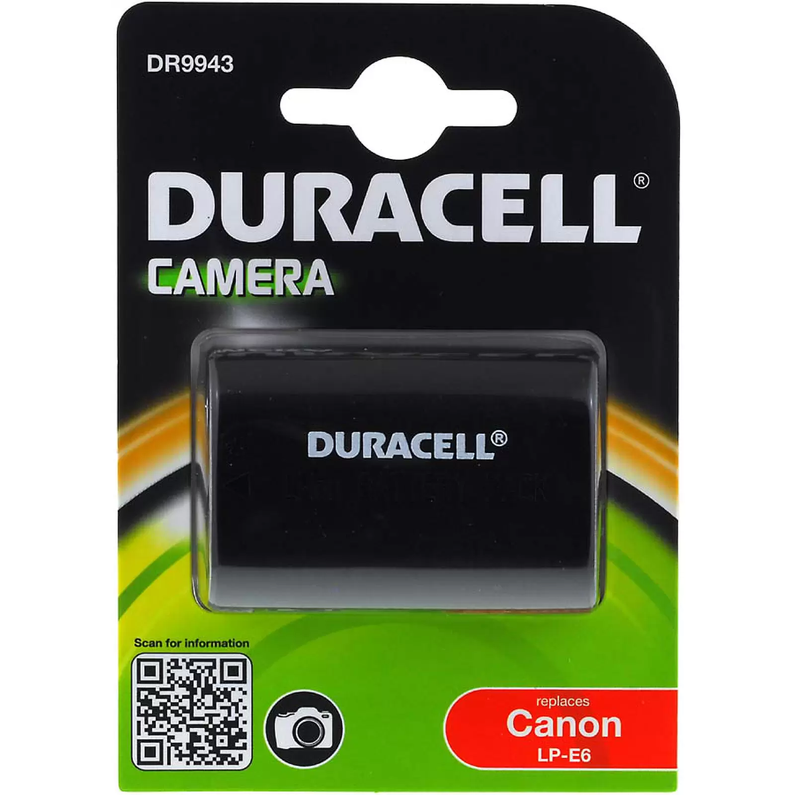 Duracell Akku DR9943 für Canon Typ LP-E6 Duracell Akku DR9943 für Canon Typ LP-E6