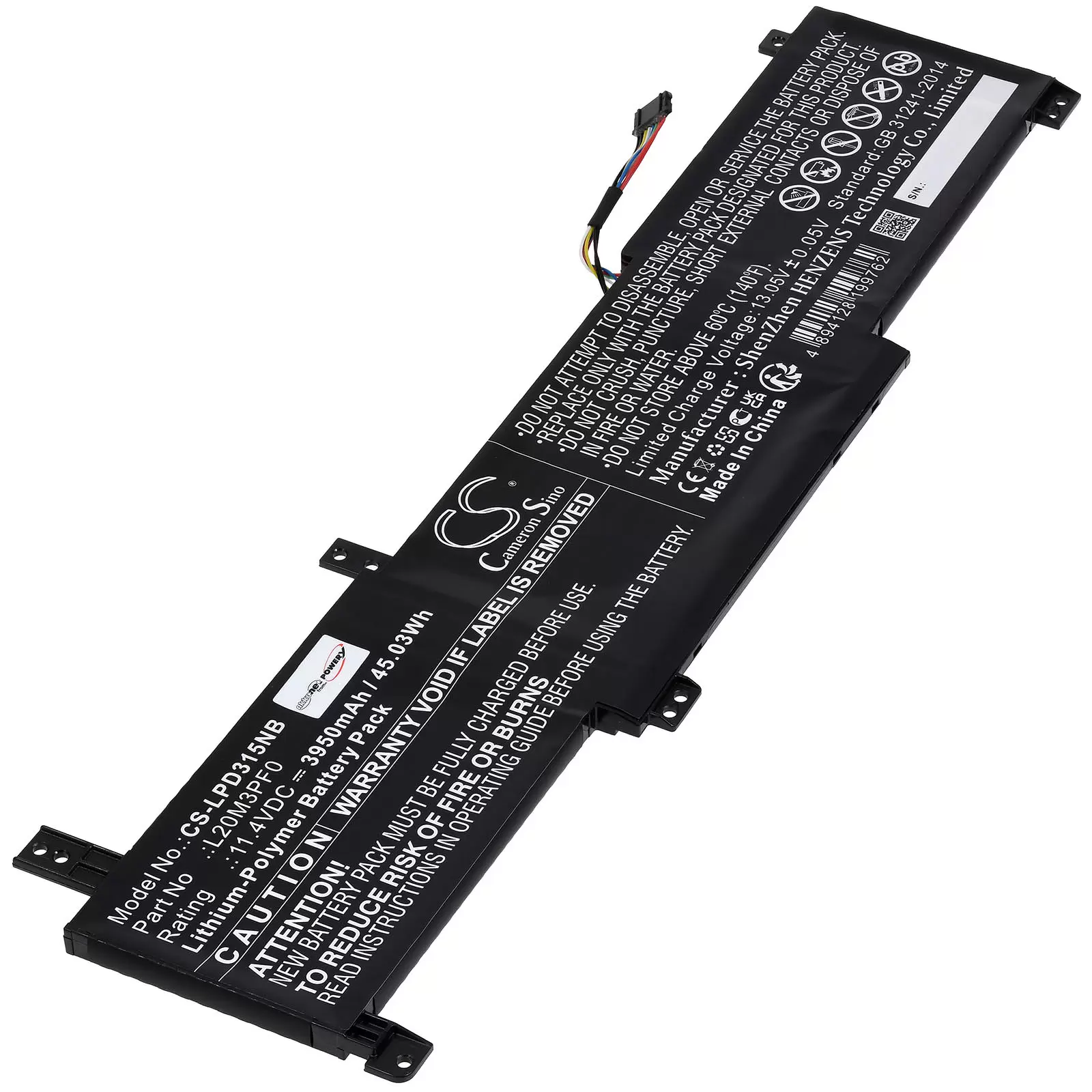 Akku passend für Laptop Lenovo V15 G3 ABA V17 G2 ITL IdeaPad 3 17ITL6 Typ L20C3PF0
