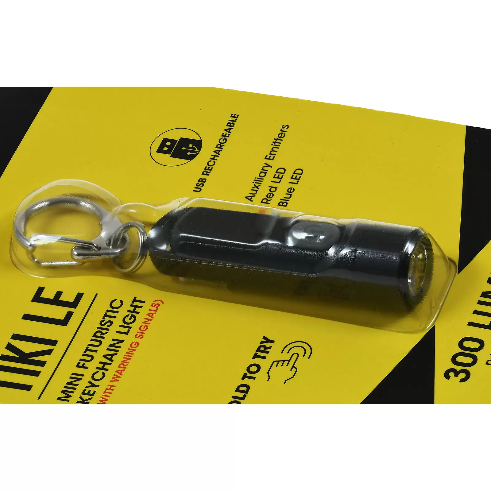 Schlüsselanhänger-Taschenlampe Nitecore TIKI LE - 300 Lumen, mit Micro-USB Port schwarz