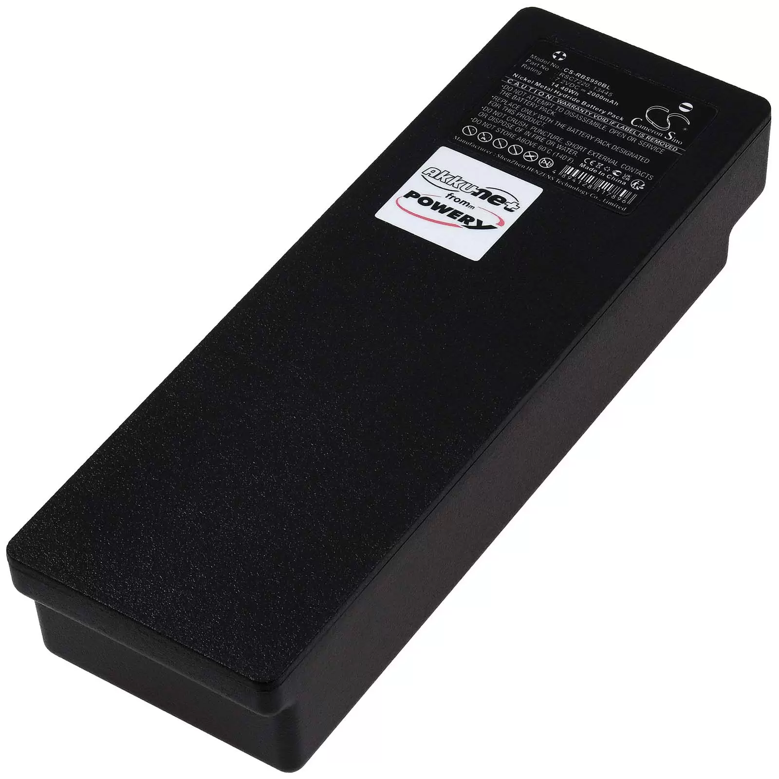 Akku passend für Kransteuerung Palfinger/Scanreco 590 790 960 mit 2 Kontakten Akku passend für Kransteuerung Palfinger/Scanreco 590 790 960 mit 2 Kontakten